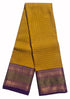 Kanchi Vegan Silk Saree With Contrast Blouse and Rich Jari Pallu