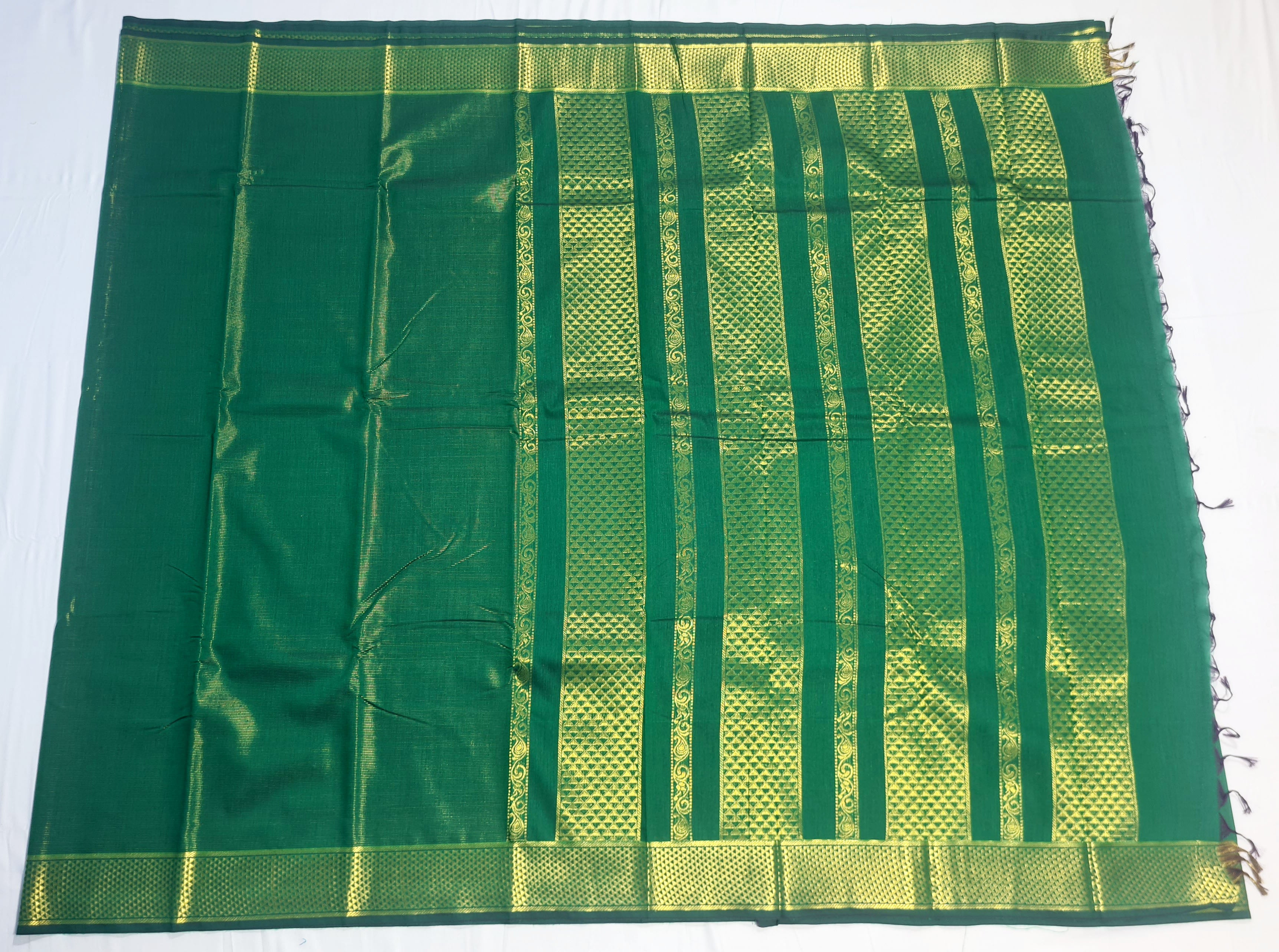 Kanchipuram Agarlic Cotton Sarees
