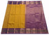 Kanchi Vegan Silk Saree With Contrast Blouse and Rich Jari Pallu