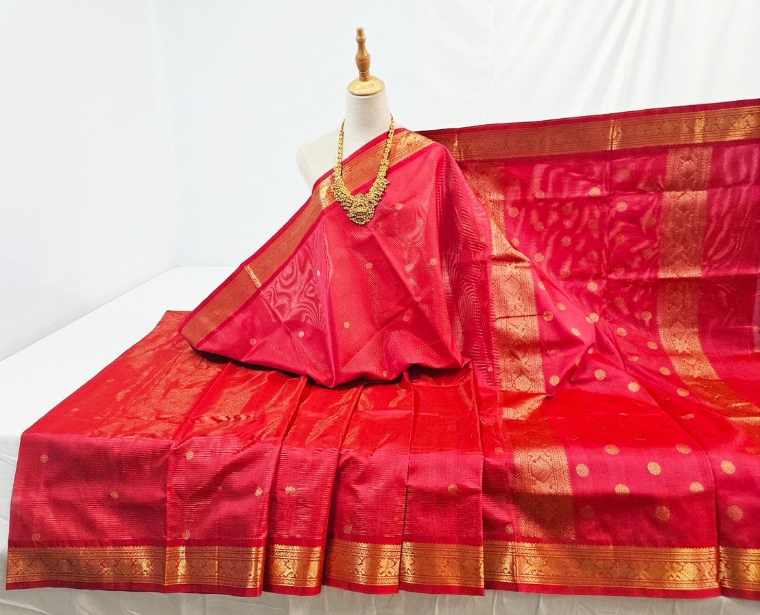 Kanchipuram Pure Silk Cotton Saree