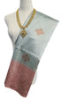 Semi Tussar  Antic Design Sarees