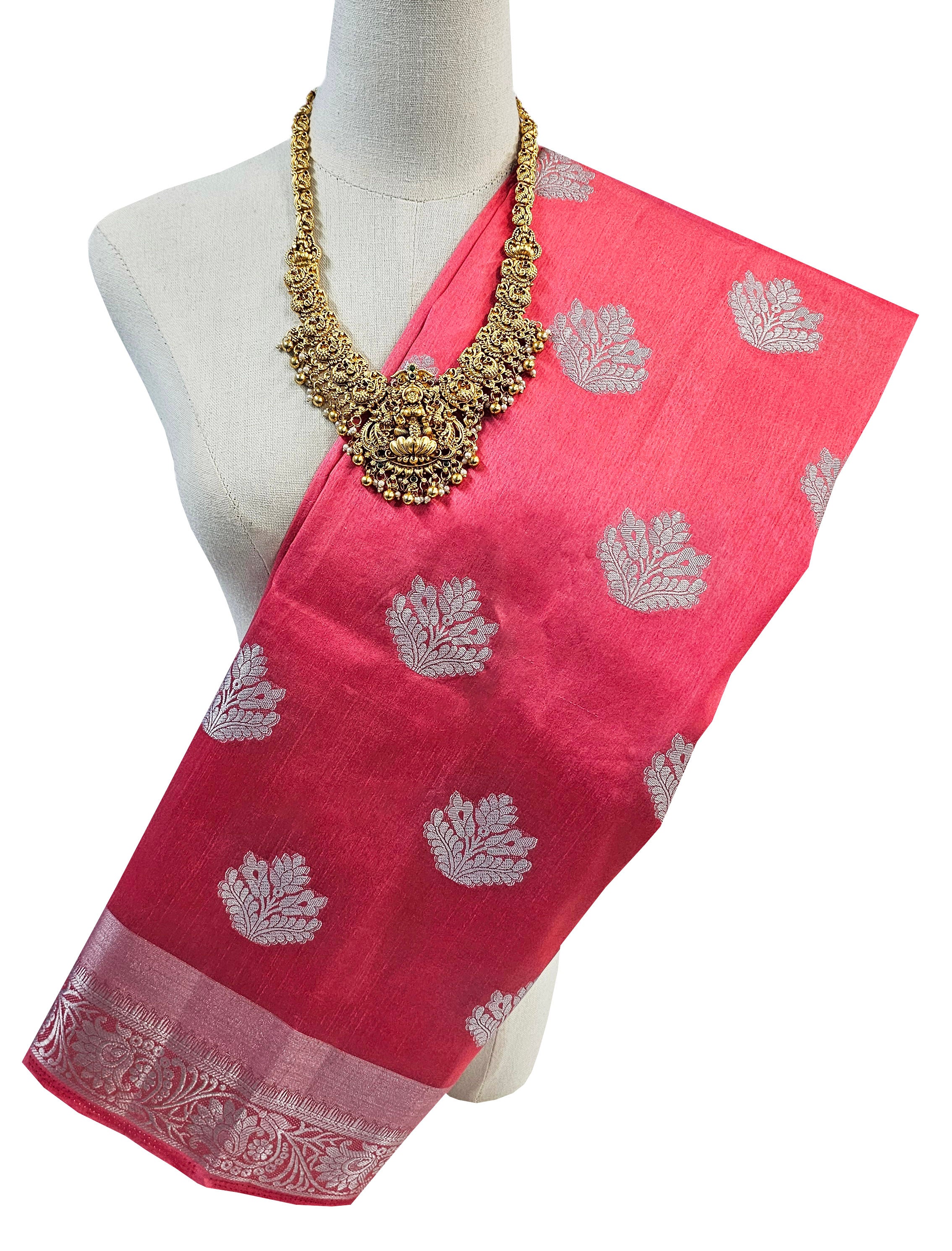 Bengaluru Silver Butta Tassar Sarees