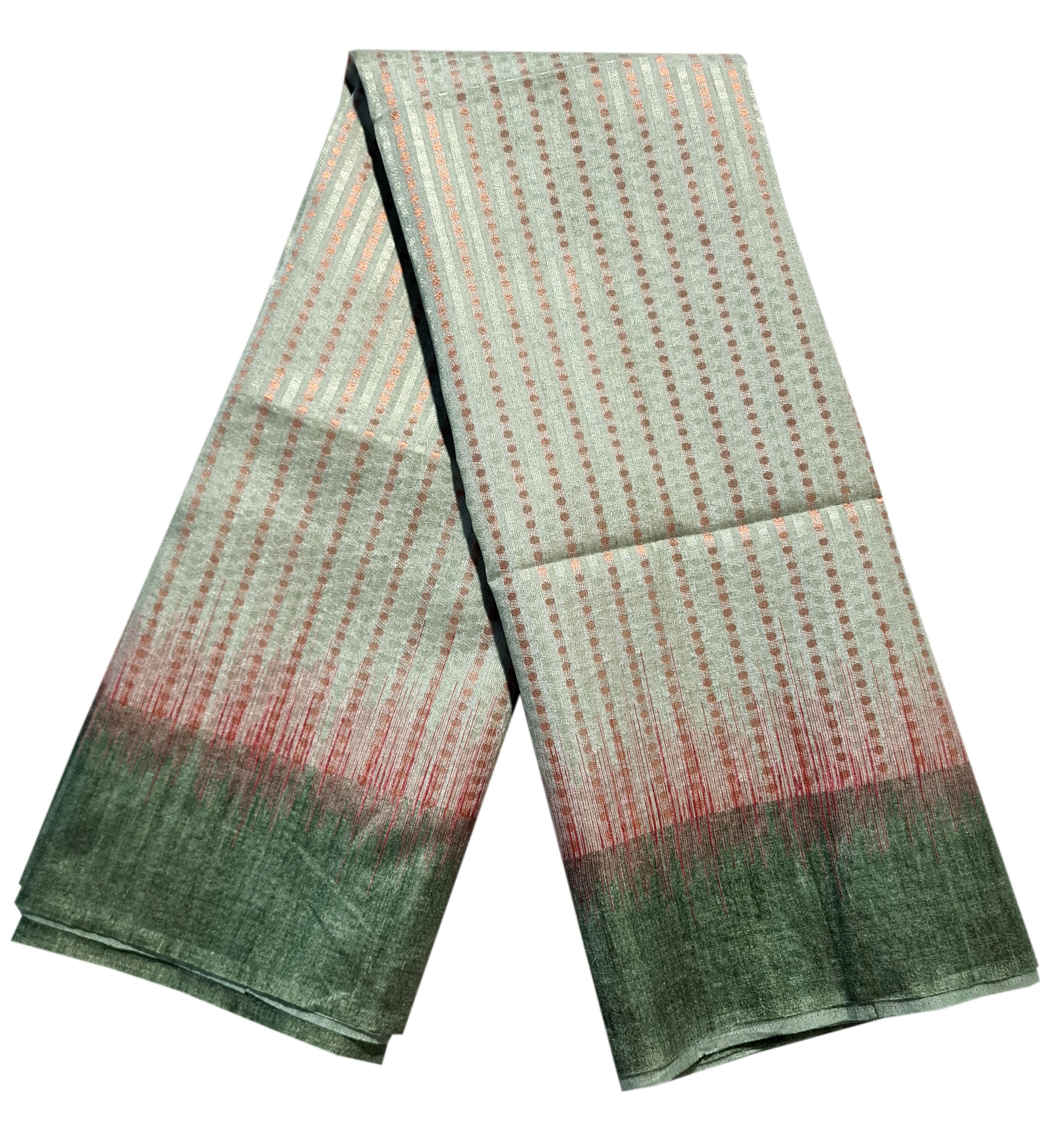 Semi Tussar Antic Design Sarees