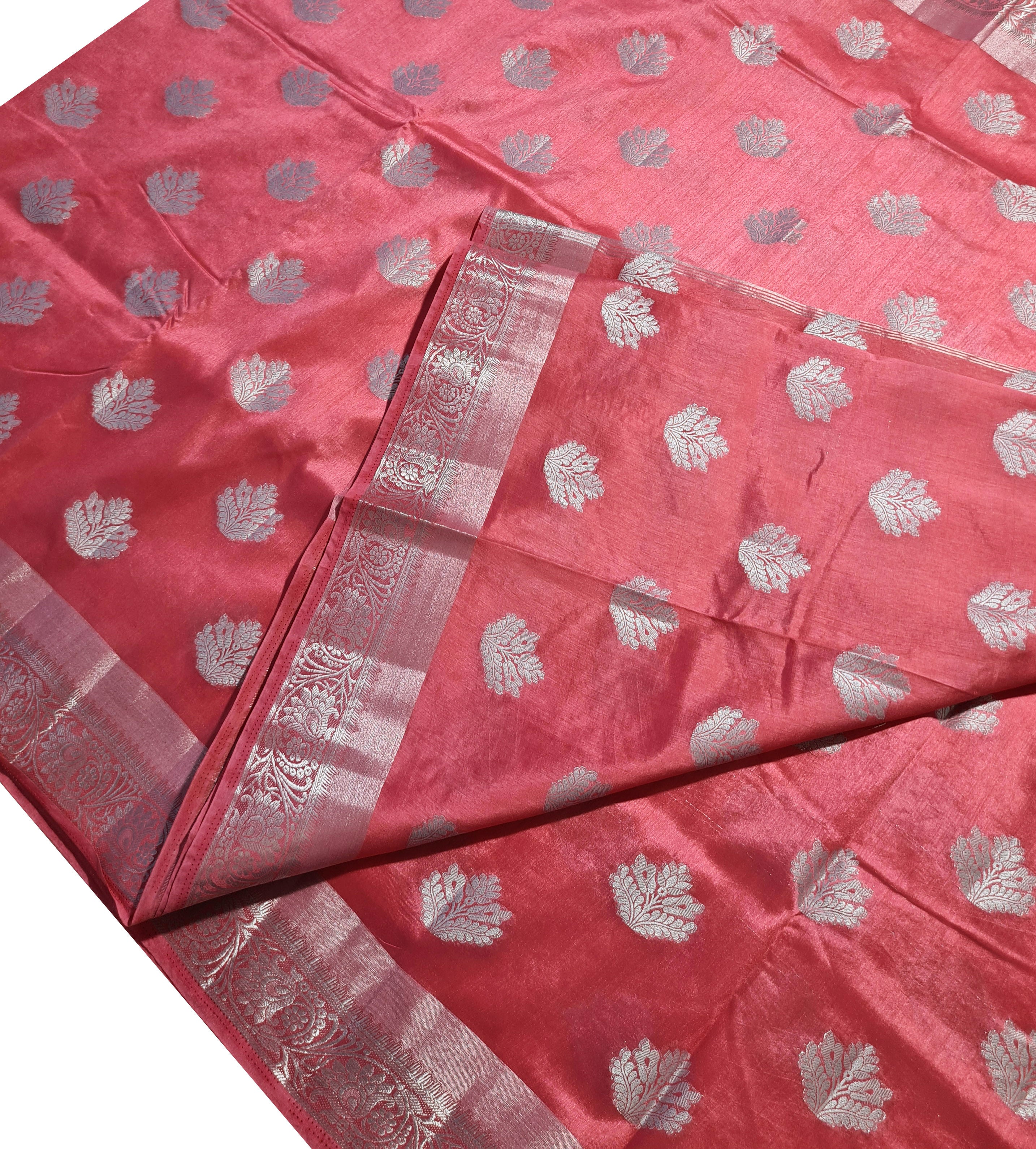 Bengaluru Silver Butta Tassar Sarees