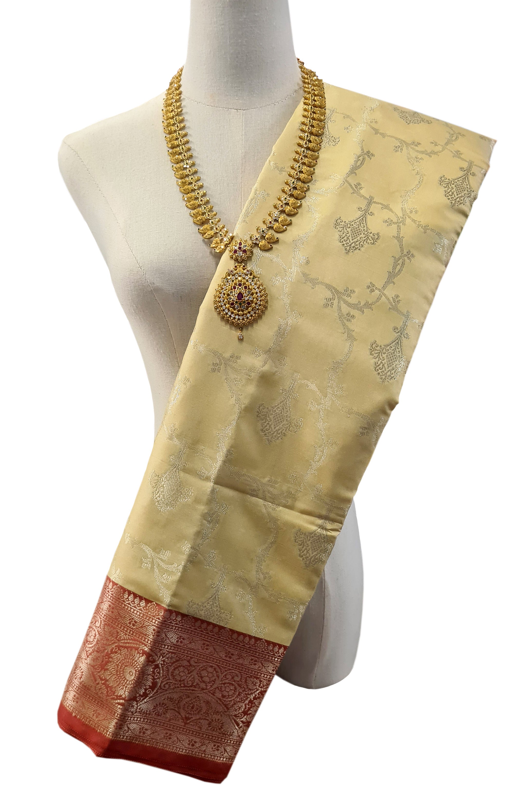 Banarasi Katan Jaal Silk Sarees