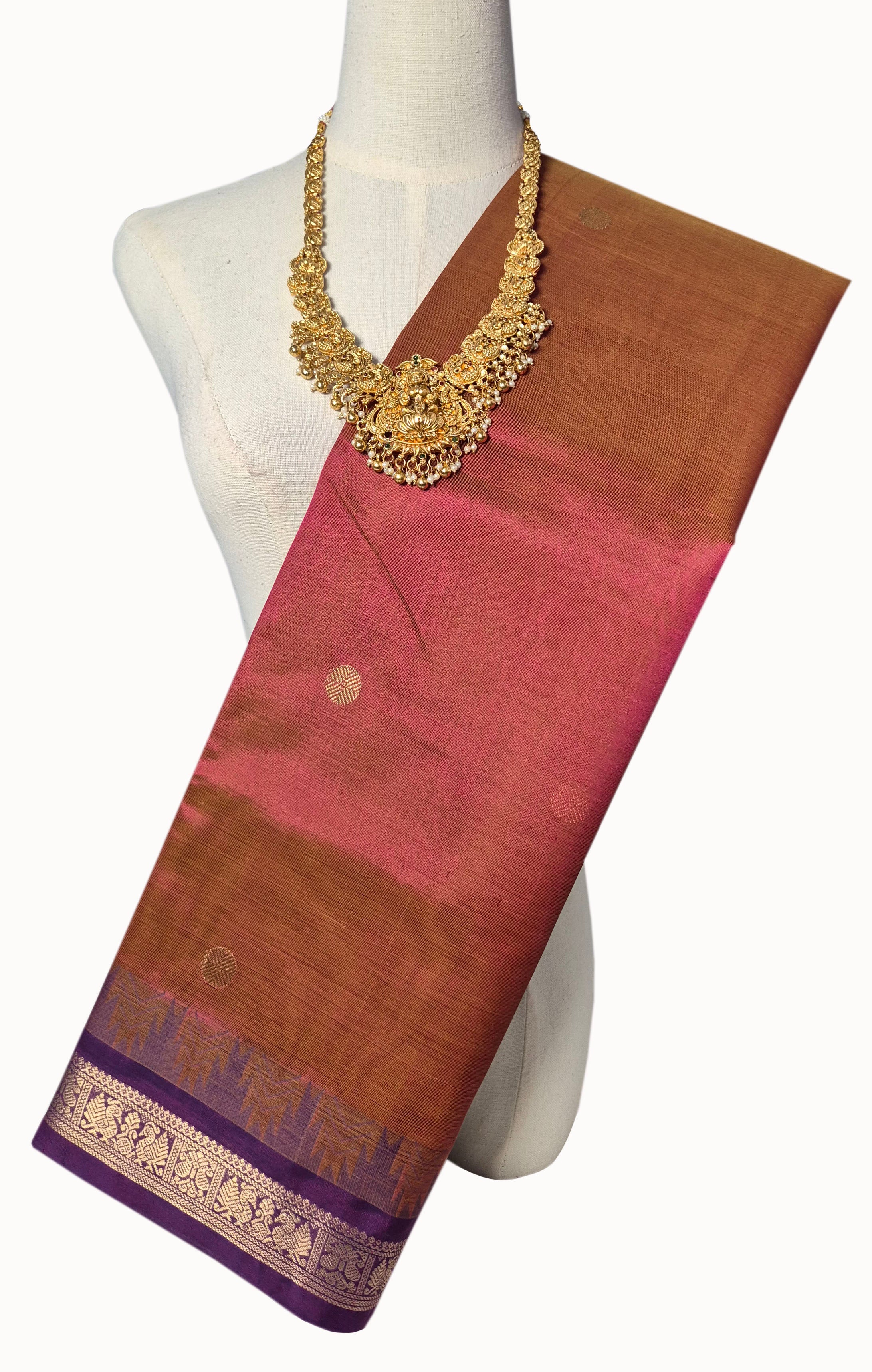Kanchipuram Pure Silk Cotton Saree
