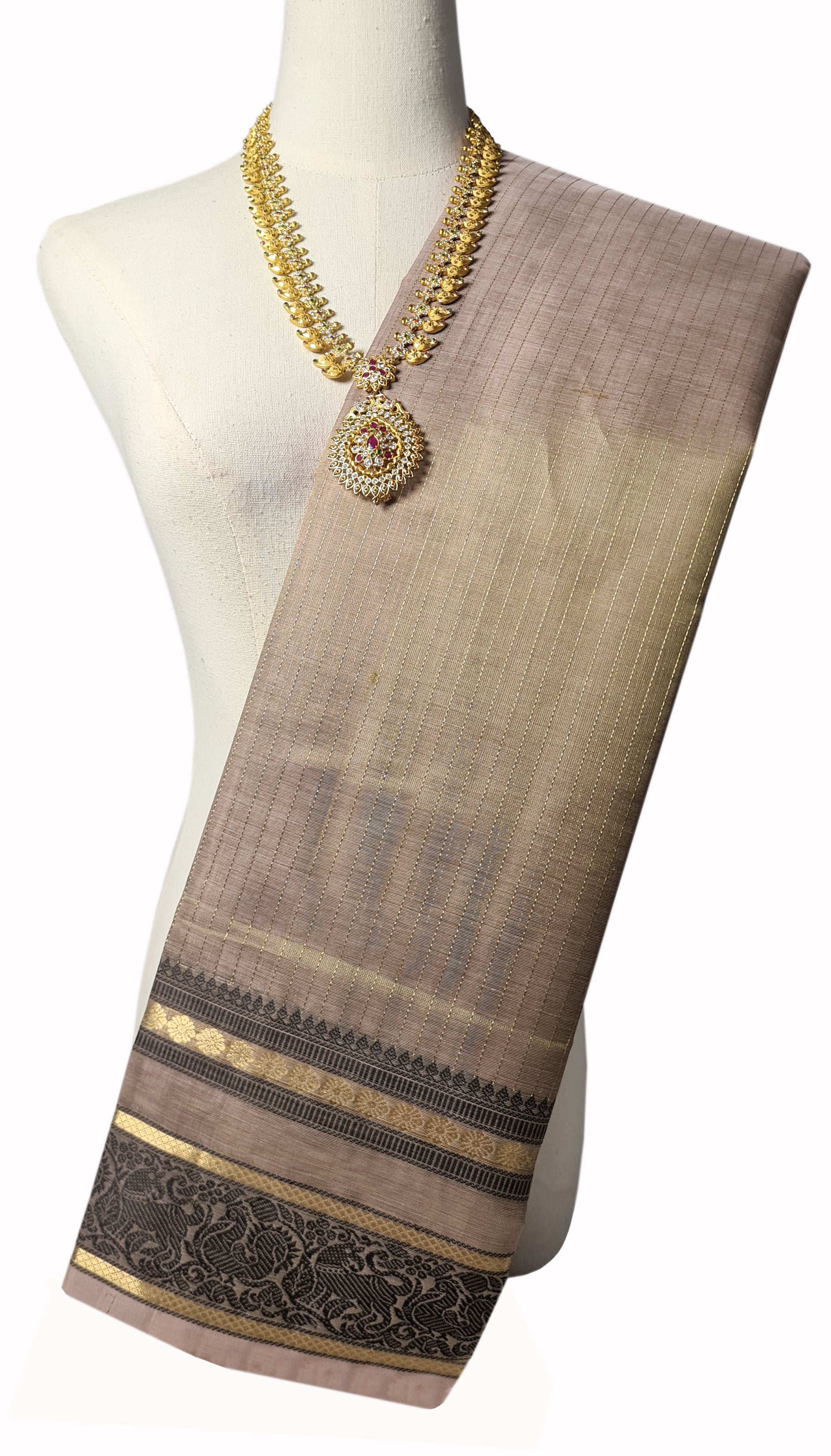 Kanchipuram Pure Silk Cotton Saree