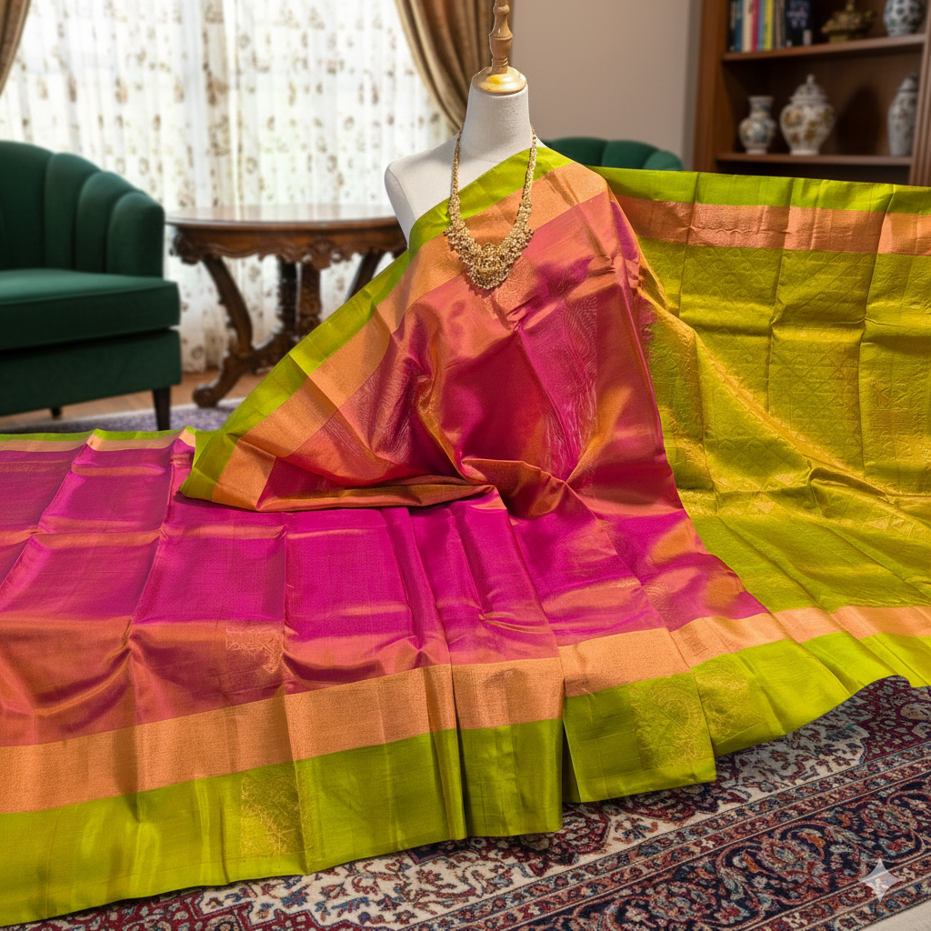Kanchipuram Pure Soft Silk Saree