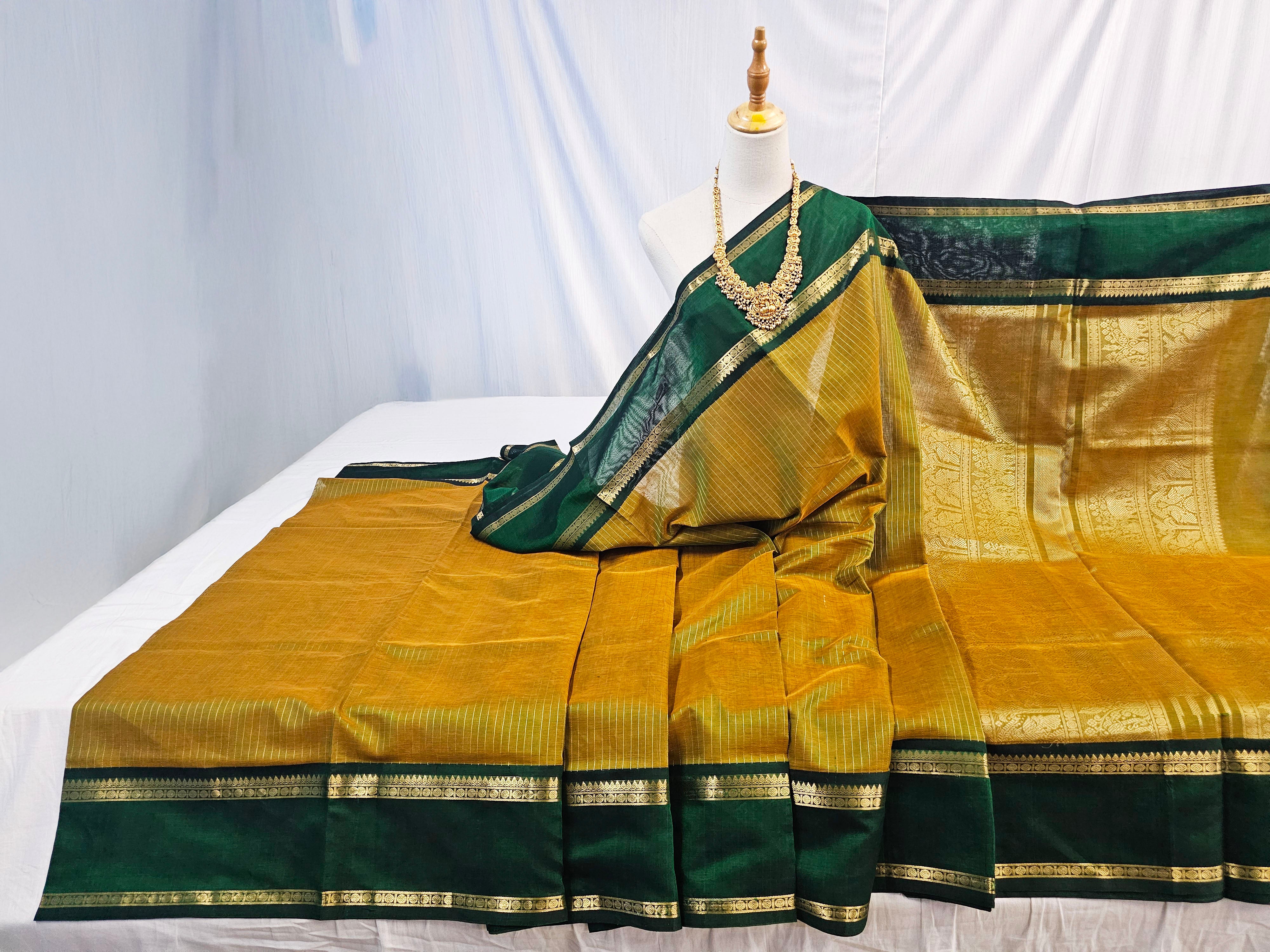 Kanchipuram Pure Silk Cotton Saree