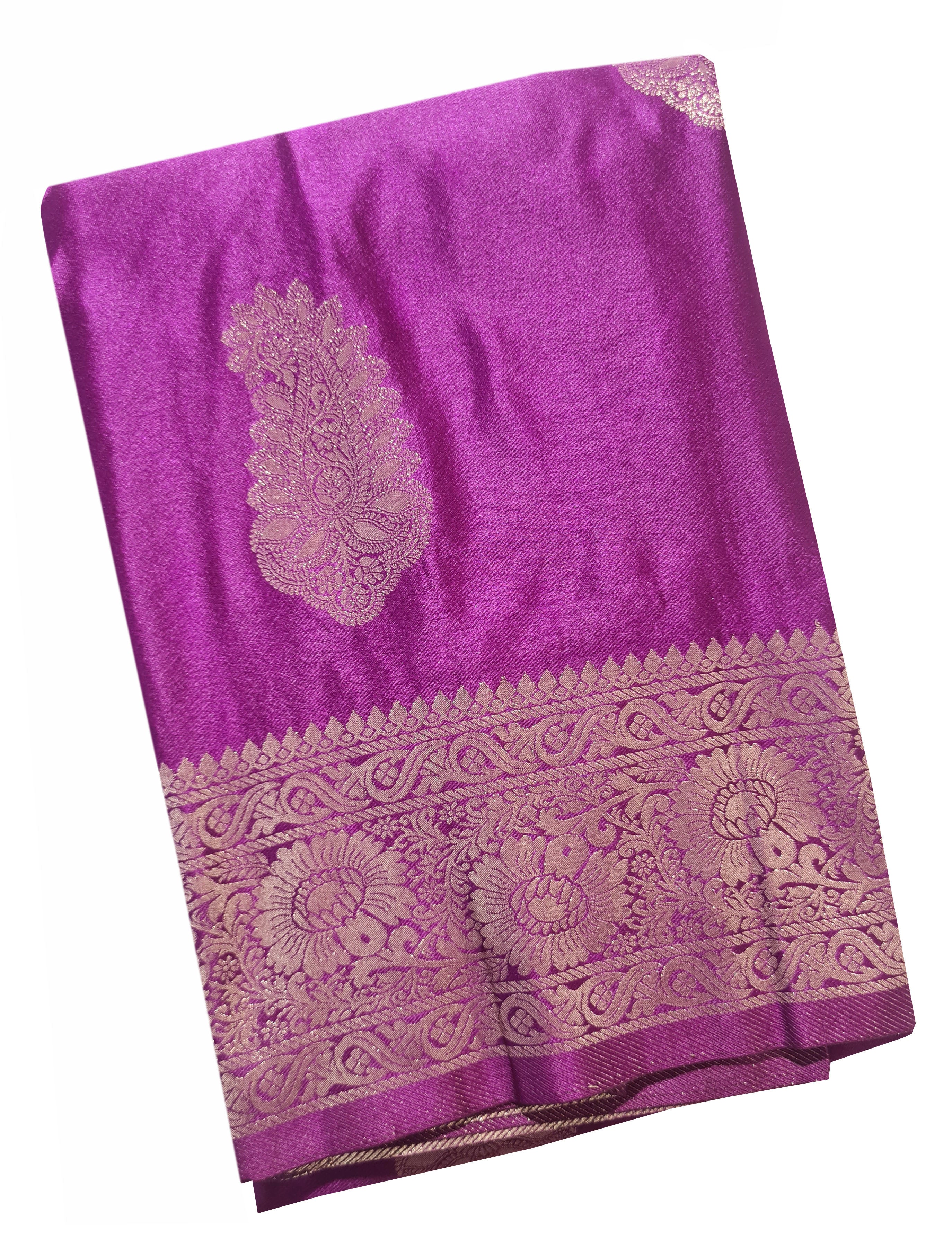 Bengaluru Crape Antic Silk Meena Sarees