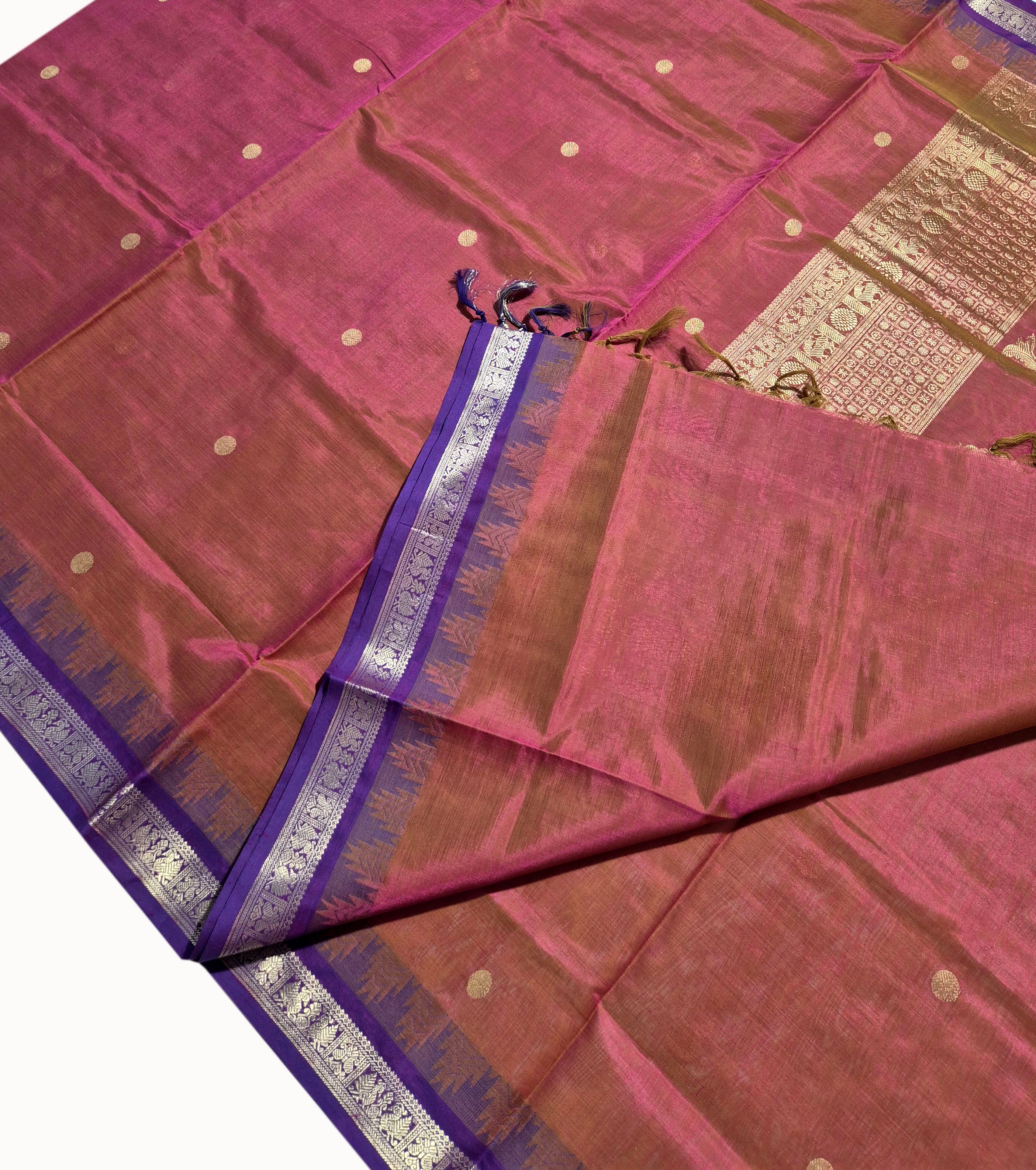Kanchipuram Pure Silk Cotton Saree