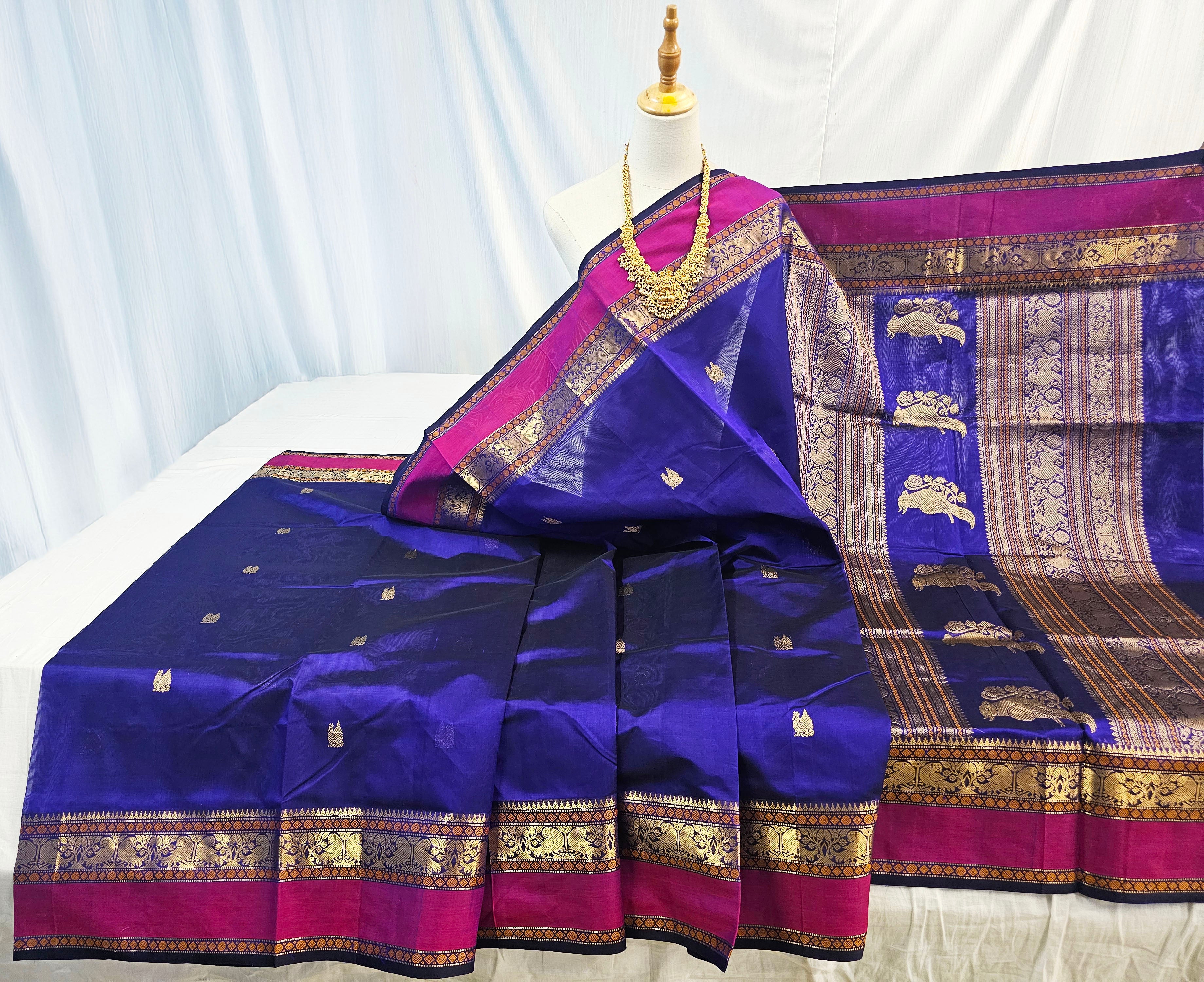 Kanchipuram Pure Silk Cotton Saree