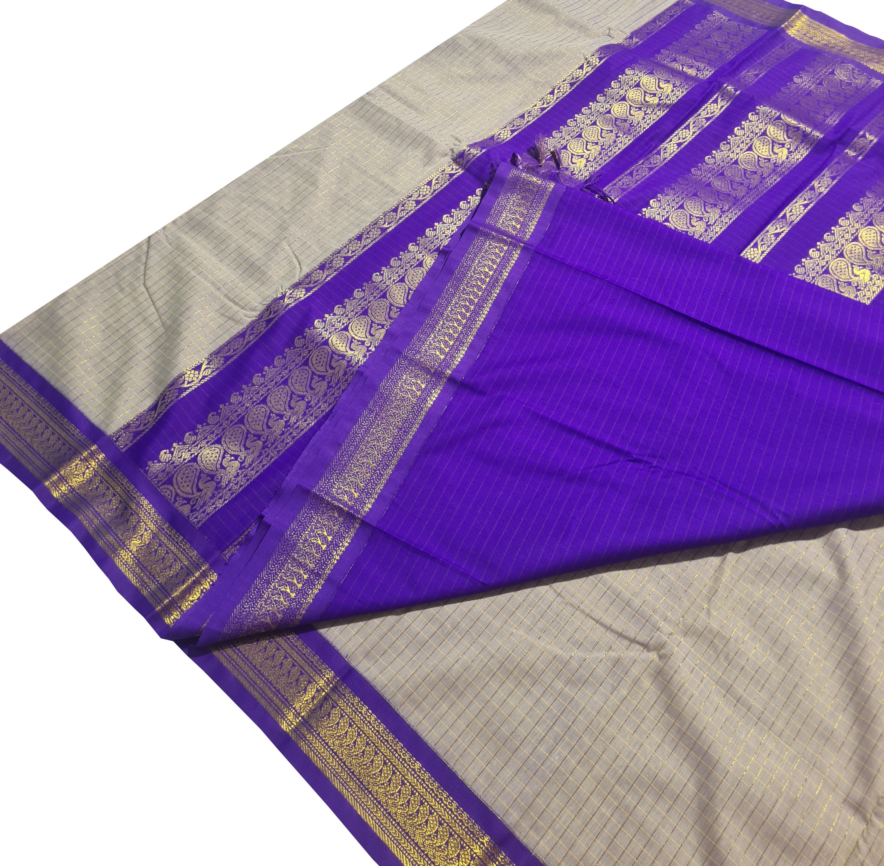 Kanchipuram Agarlic Cotton Sarees