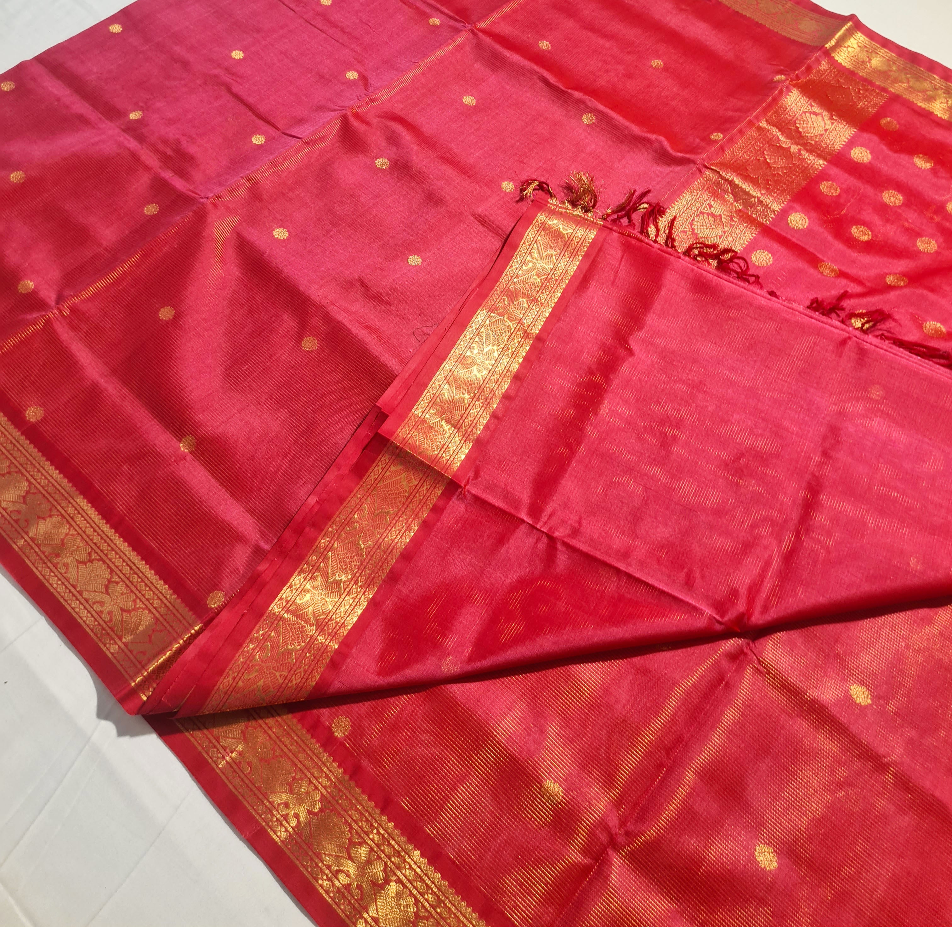 Kanchipuram Pure Silk Cotton Saree