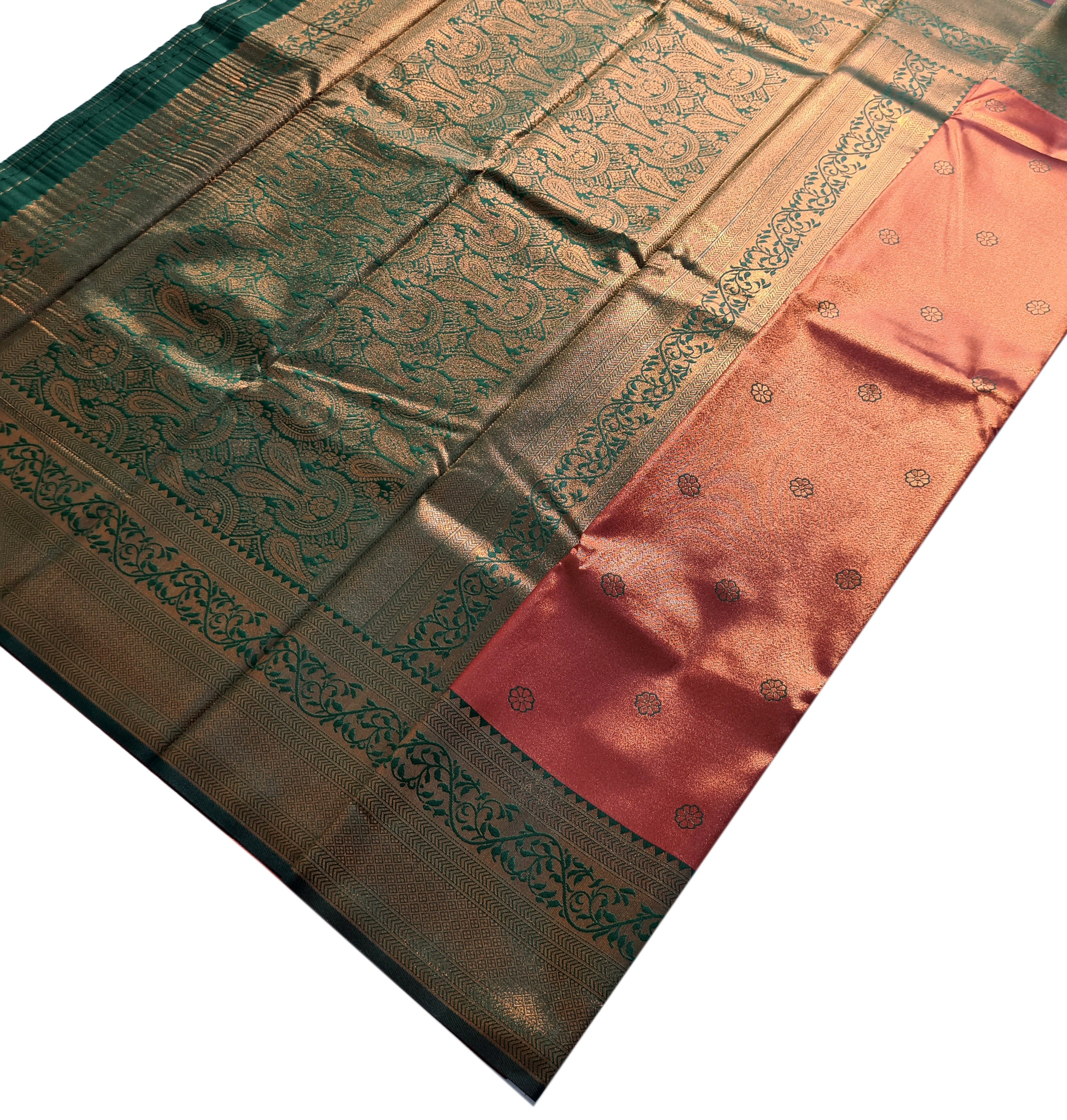 Antique Zari Butta Silk Saree