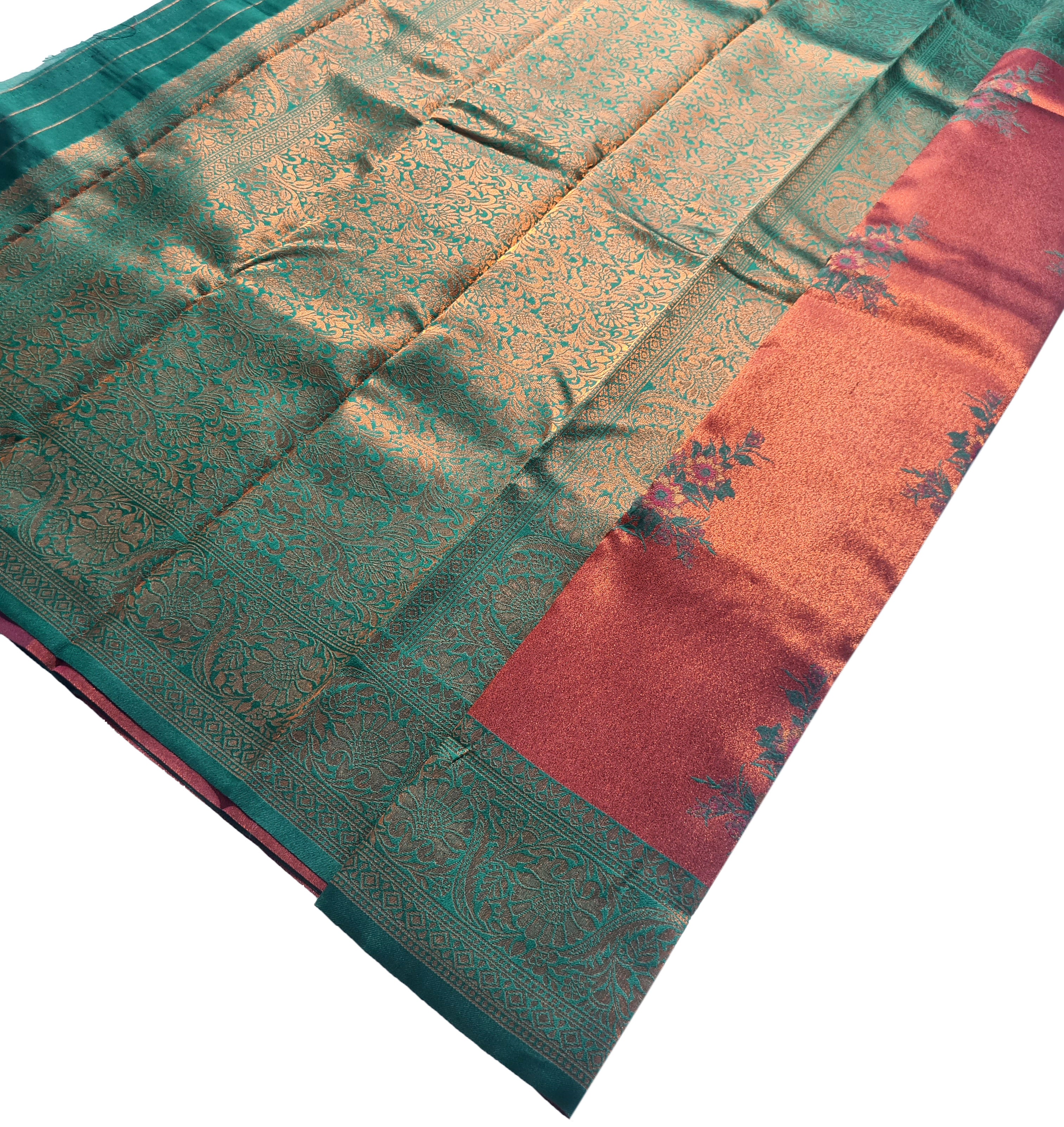 Antique Zari Butta Silk Saree