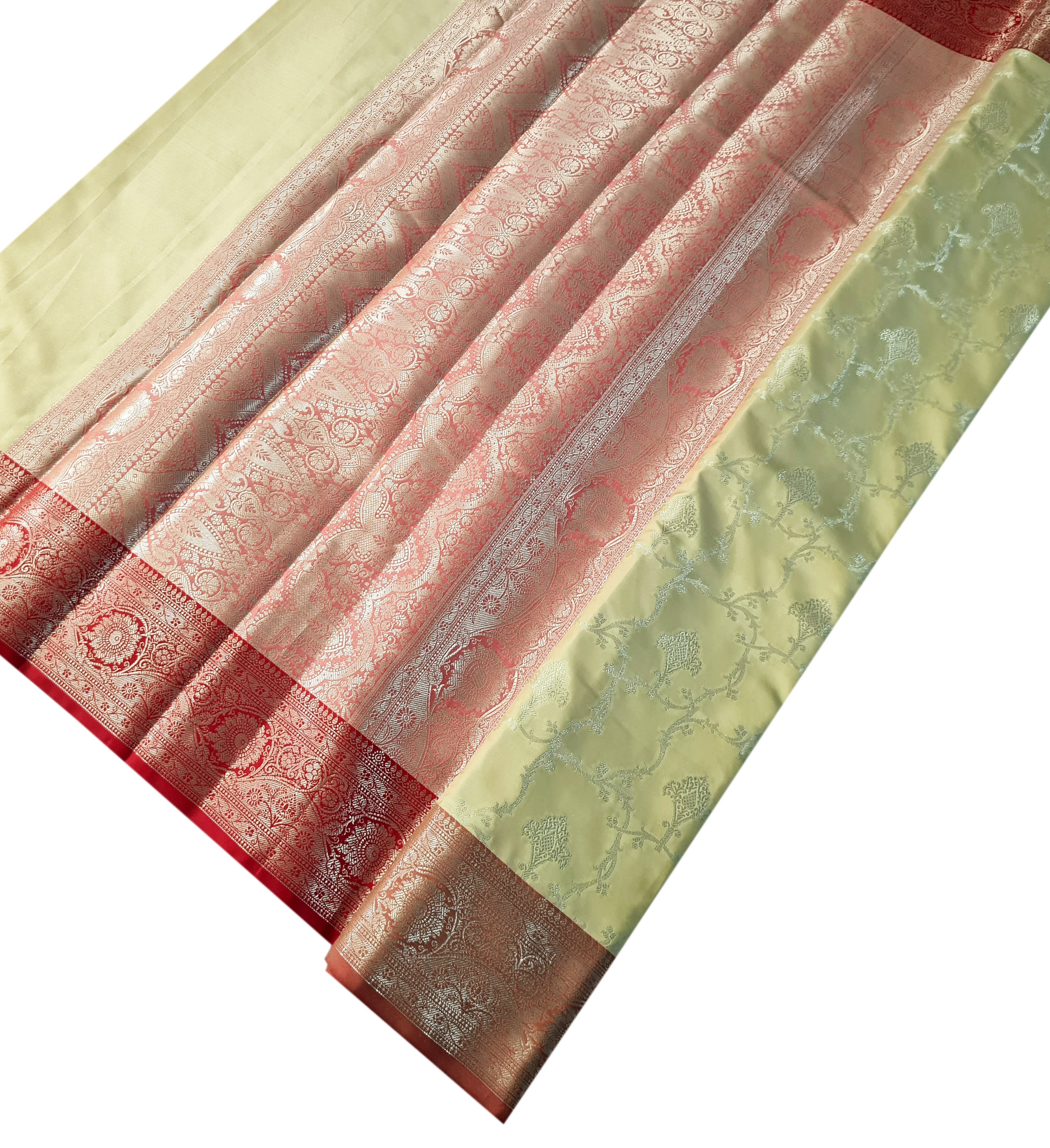 Banarasi Katan Jaal Silk Sarees