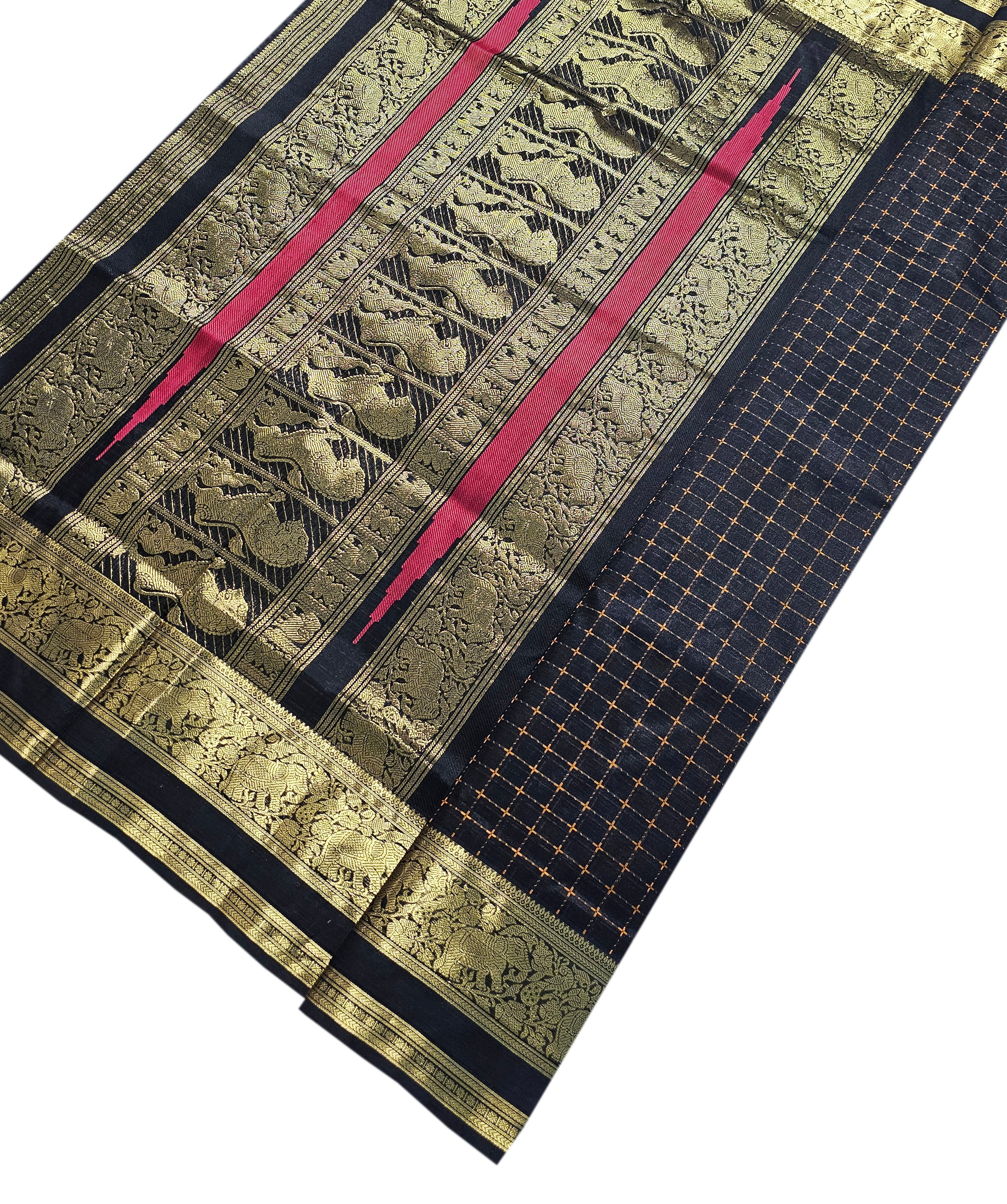 Kanchipuram Pure Silk Cotton Saree