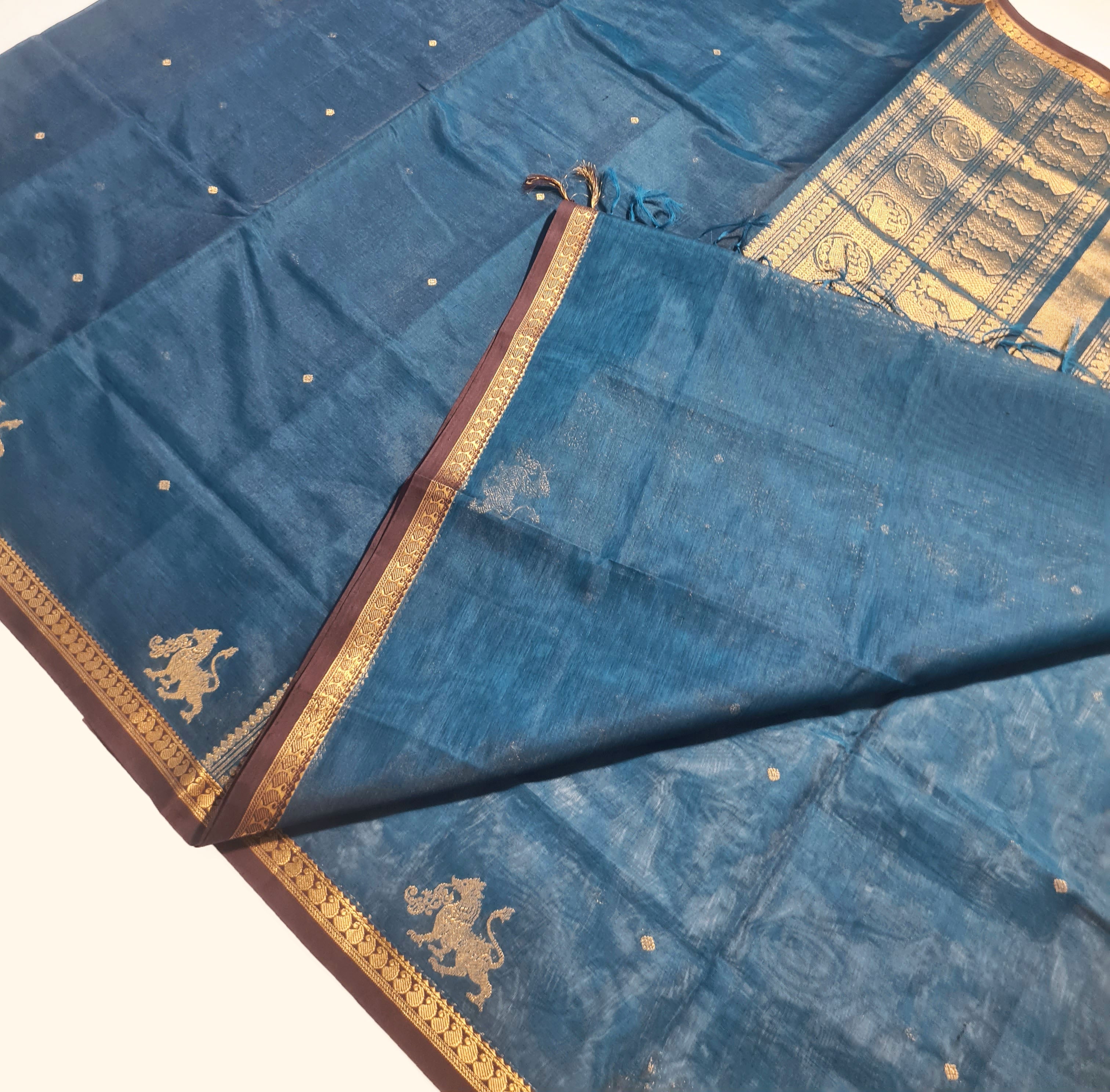 Kanchipuram Pure Silk Cotton Saree