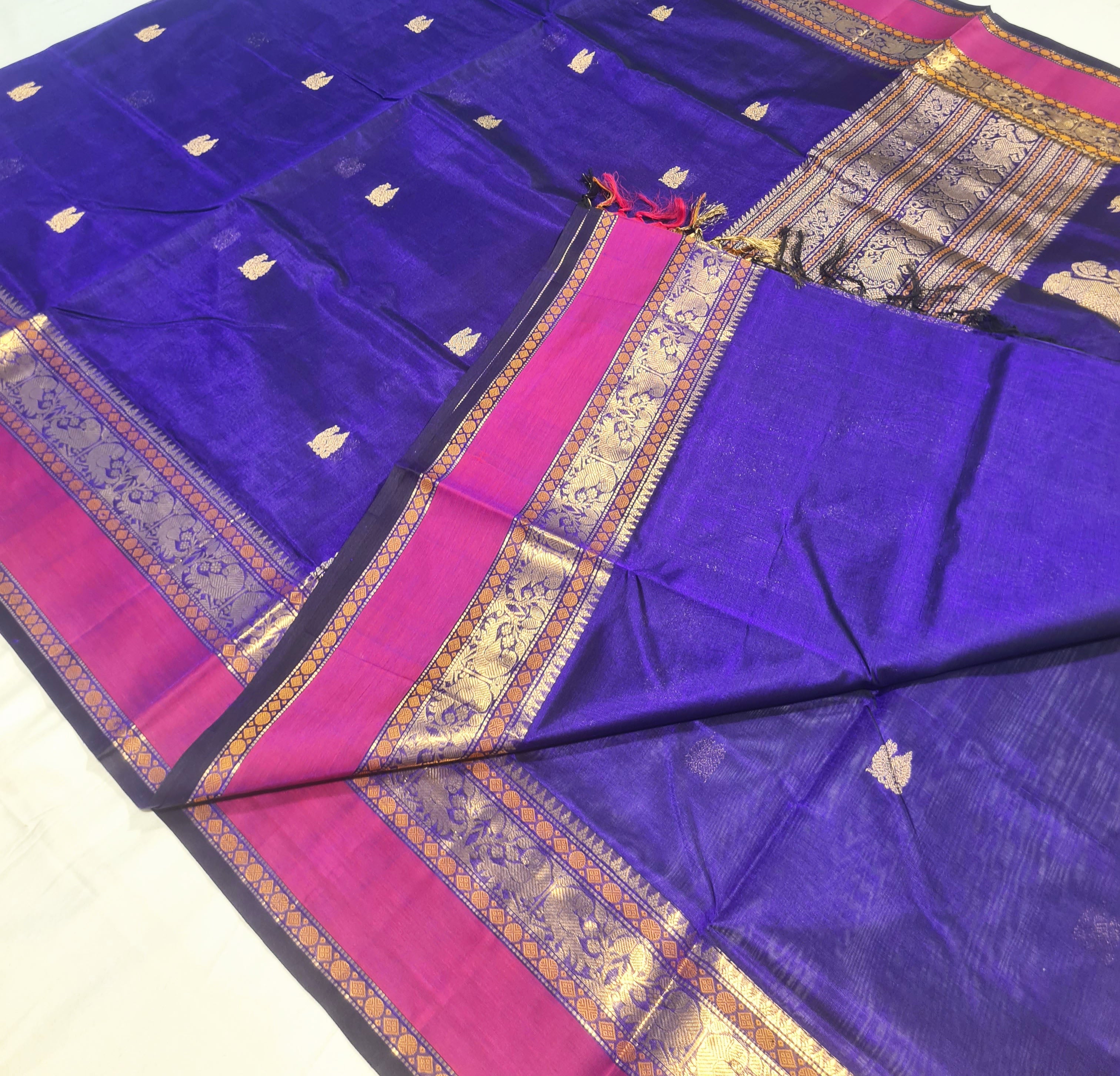 Kanchipuram Pure Silk Cotton Saree