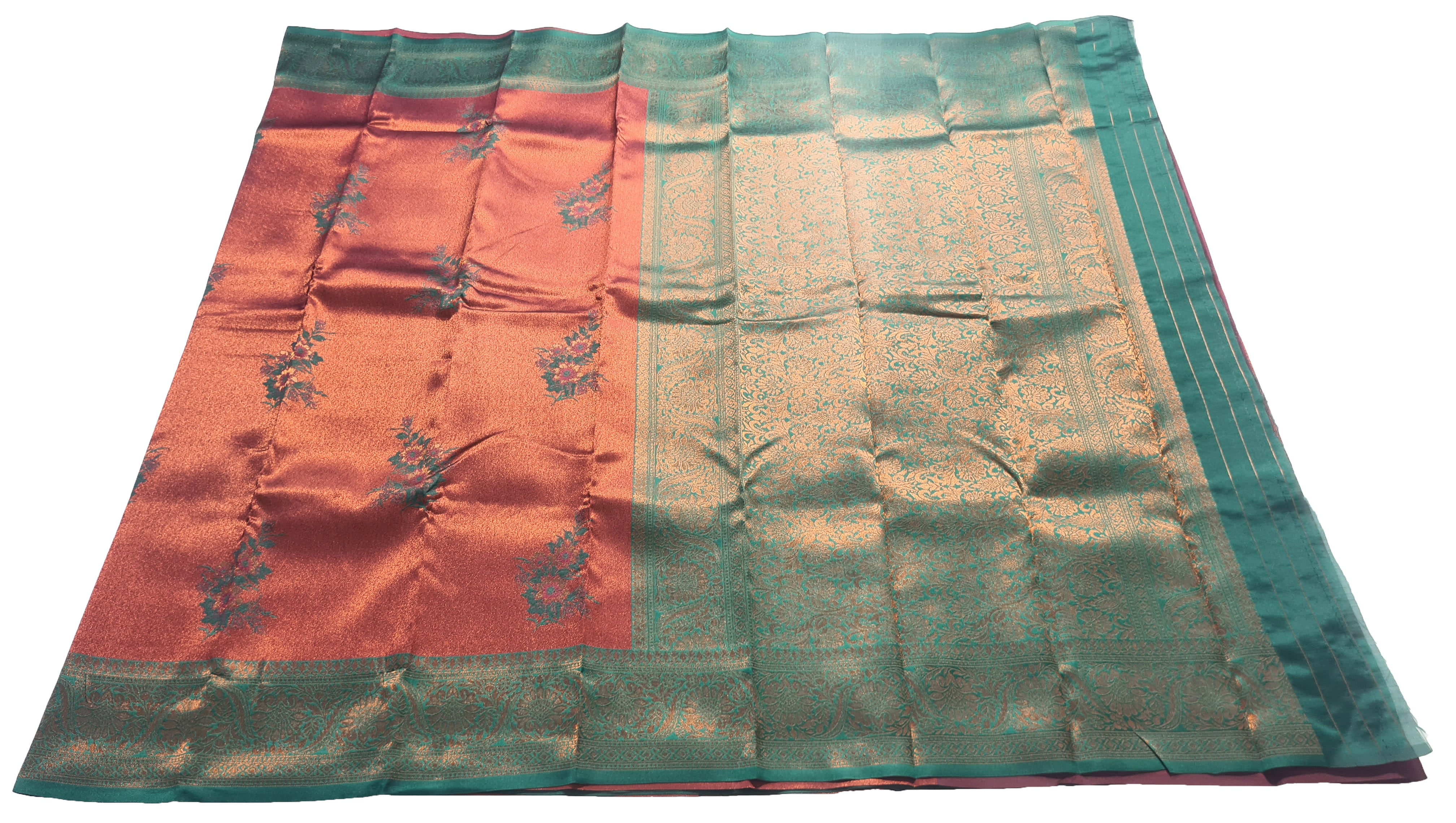 Antique Zari Butta Silk Saree