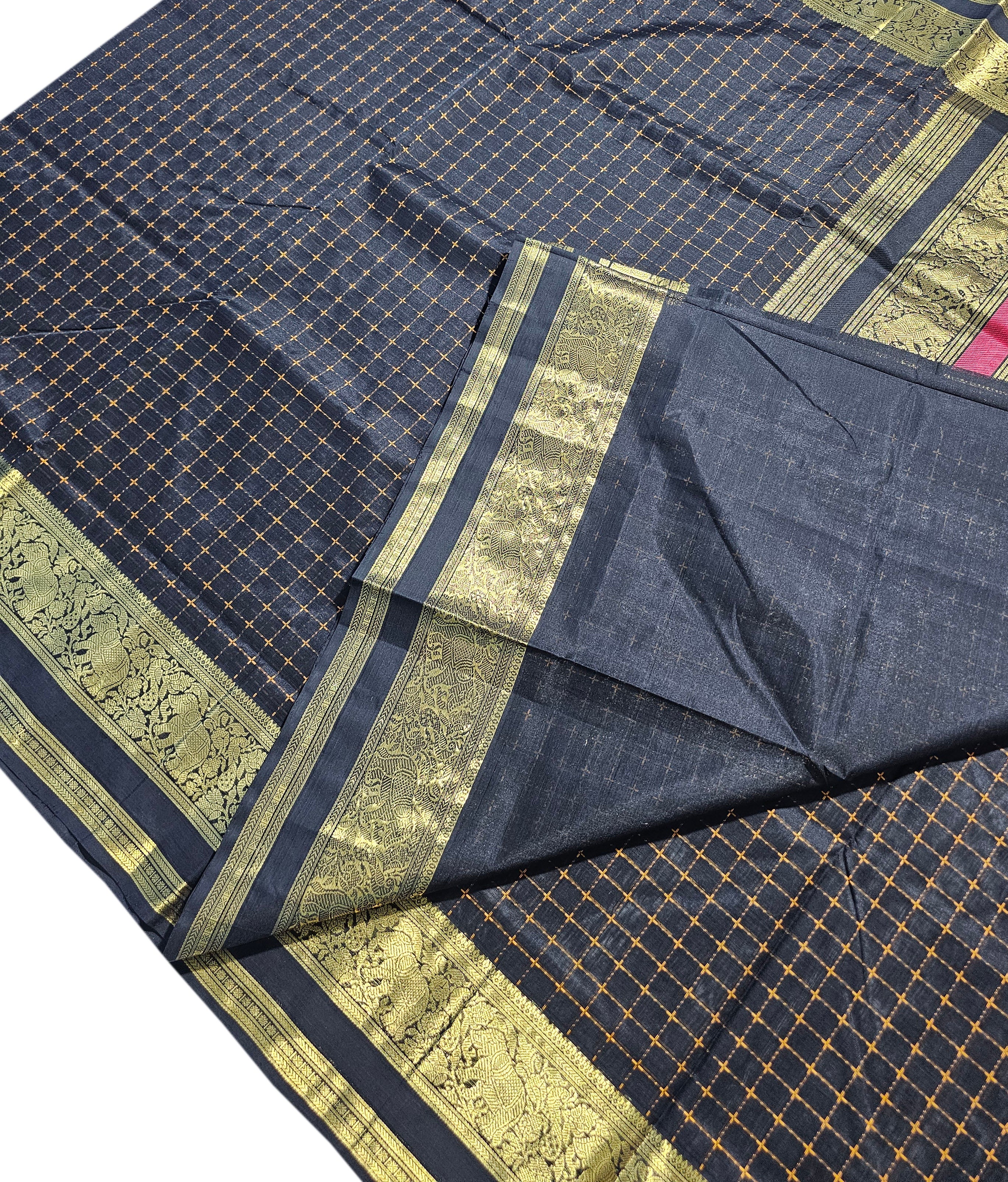 Kanchipuram Pure Silk Cotton Saree