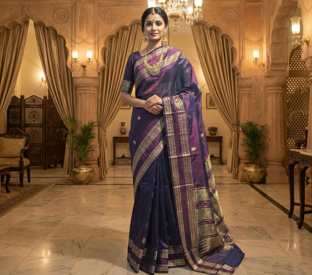 Kanchipuram Pure Silk Cotton Saree