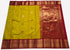 Kanchi Vegan Silk Saree With Contrast Blouse and Rich Jari Pallu