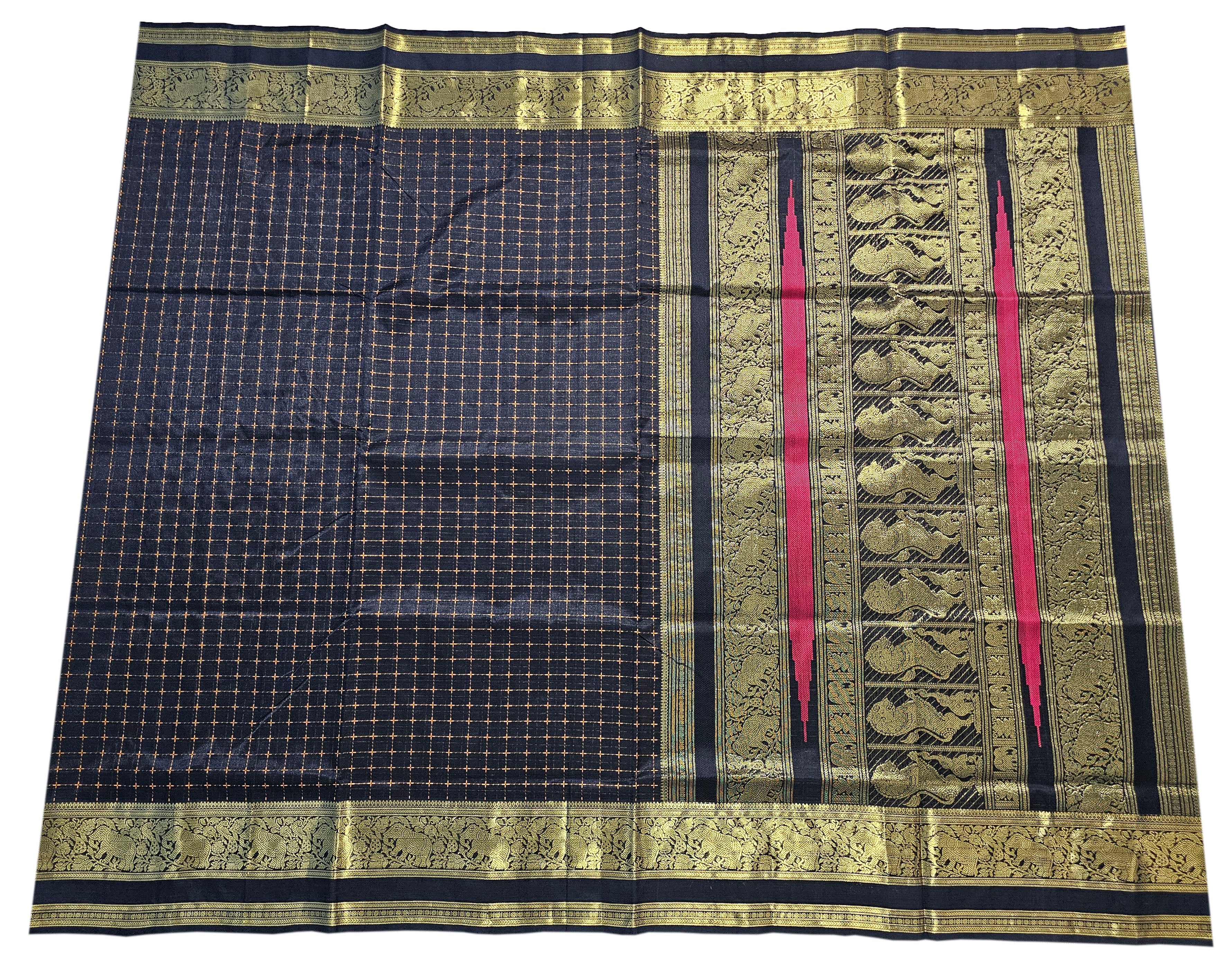Kanchipuram Pure Silk Cotton Saree