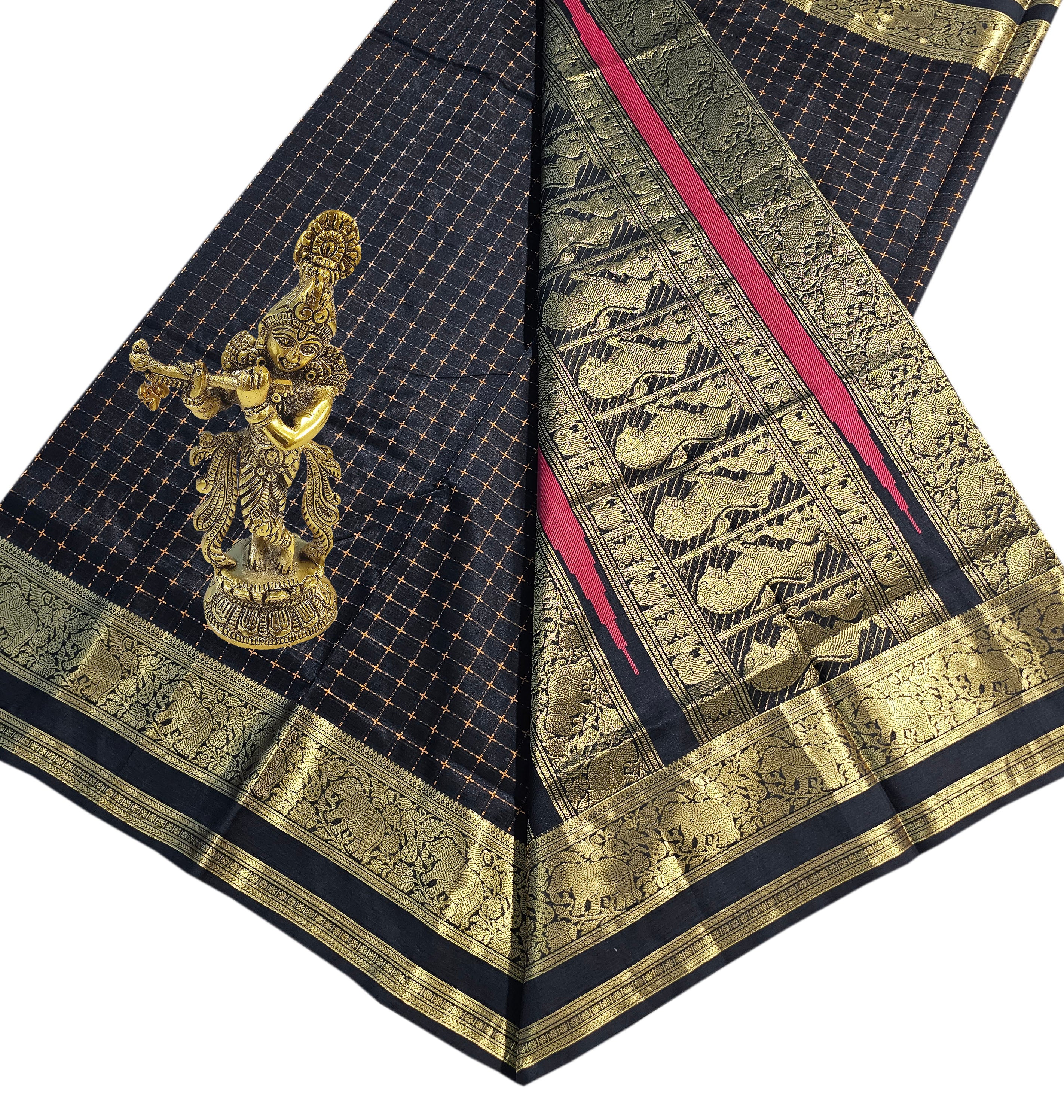 Kanchipuram Pure Silk Cotton Saree