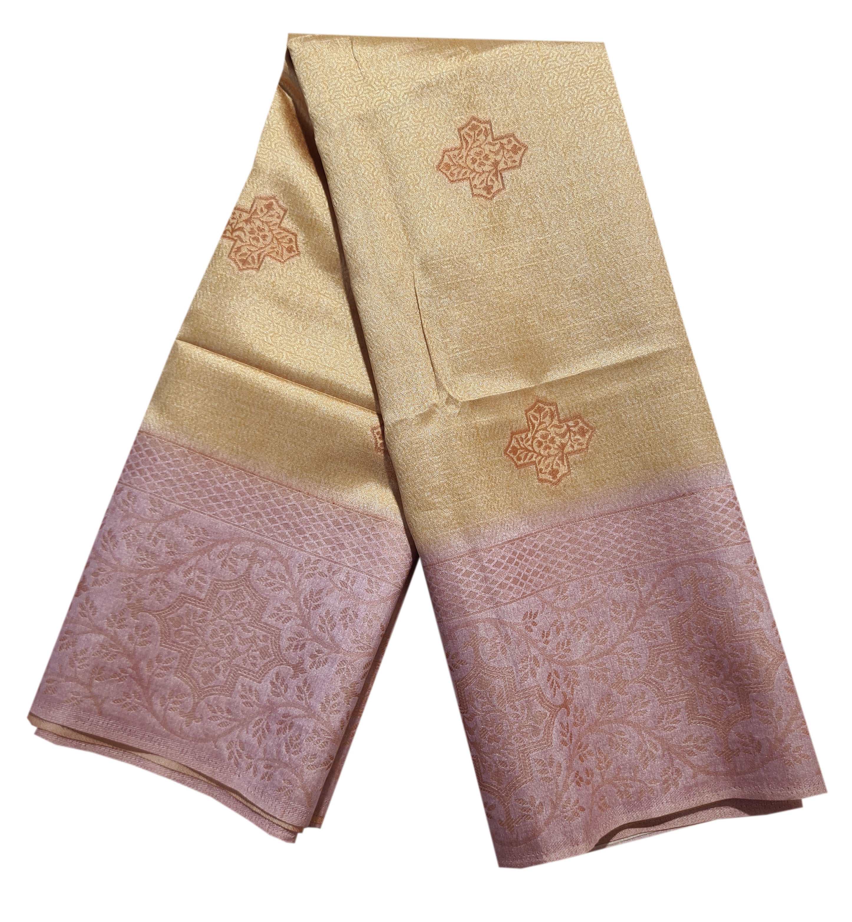 Semi Tussar Antic Design Sarees