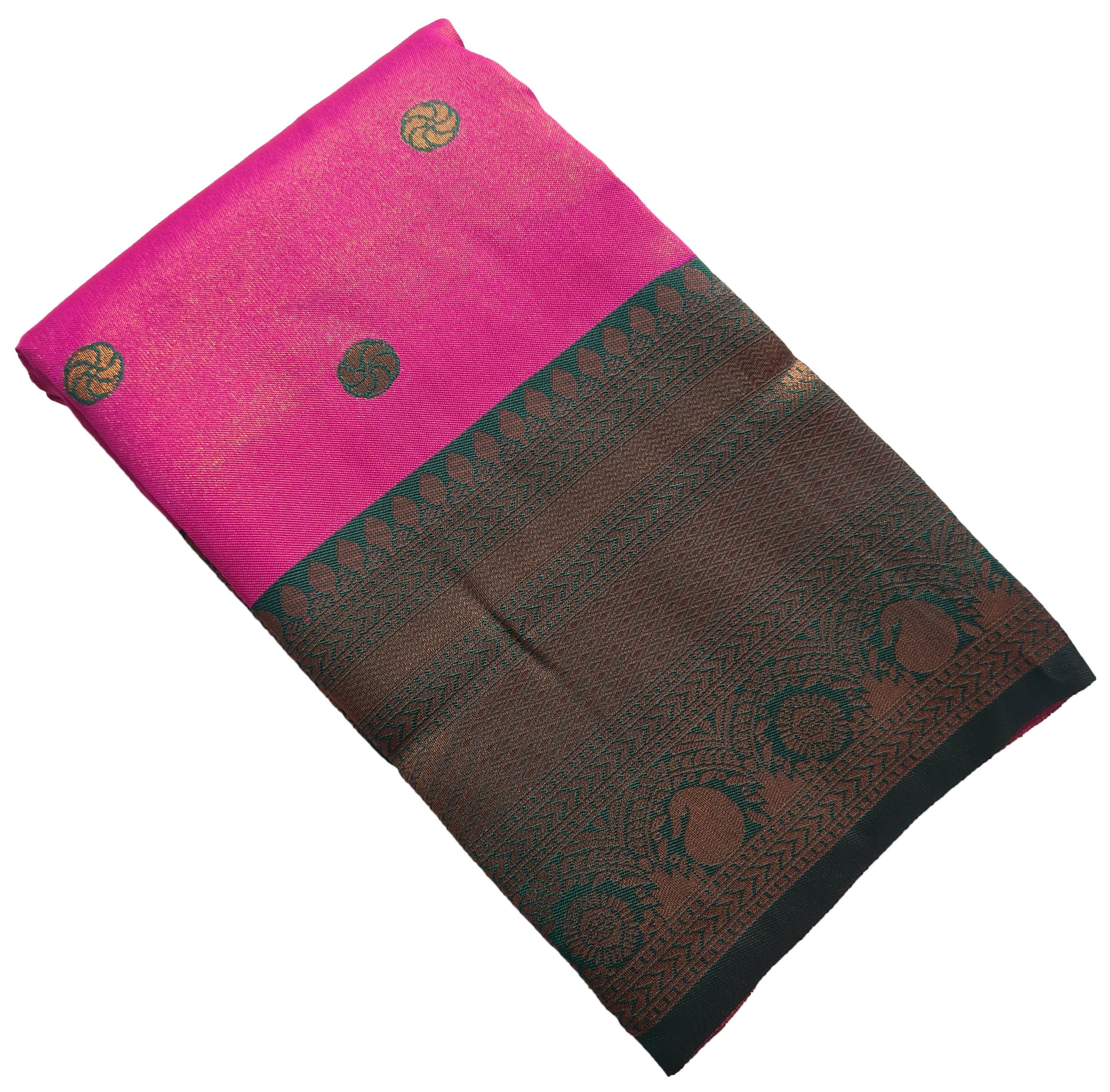 Antique Zari Butta Silk Saree