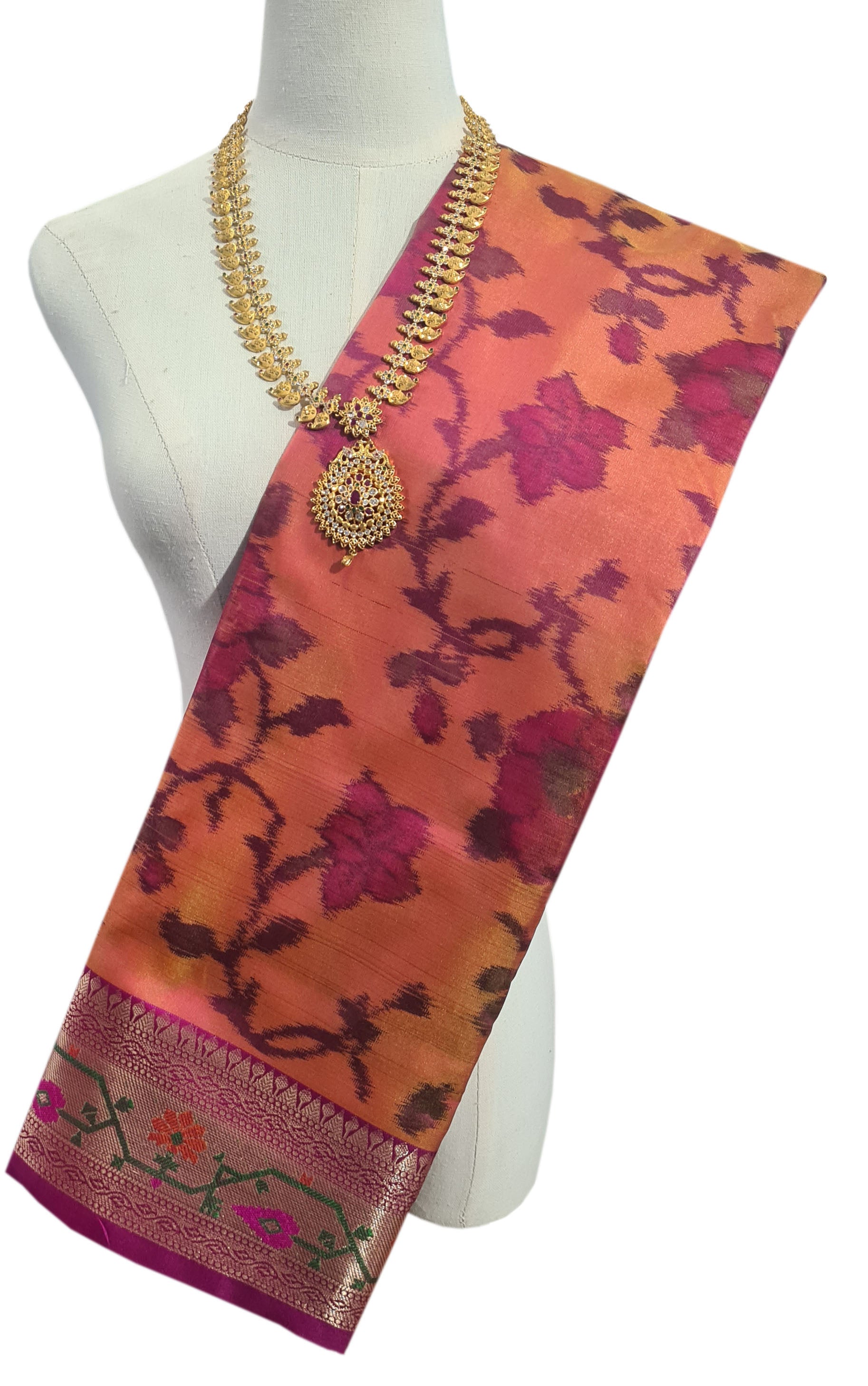 Pochampalli Meena Border Sarees
