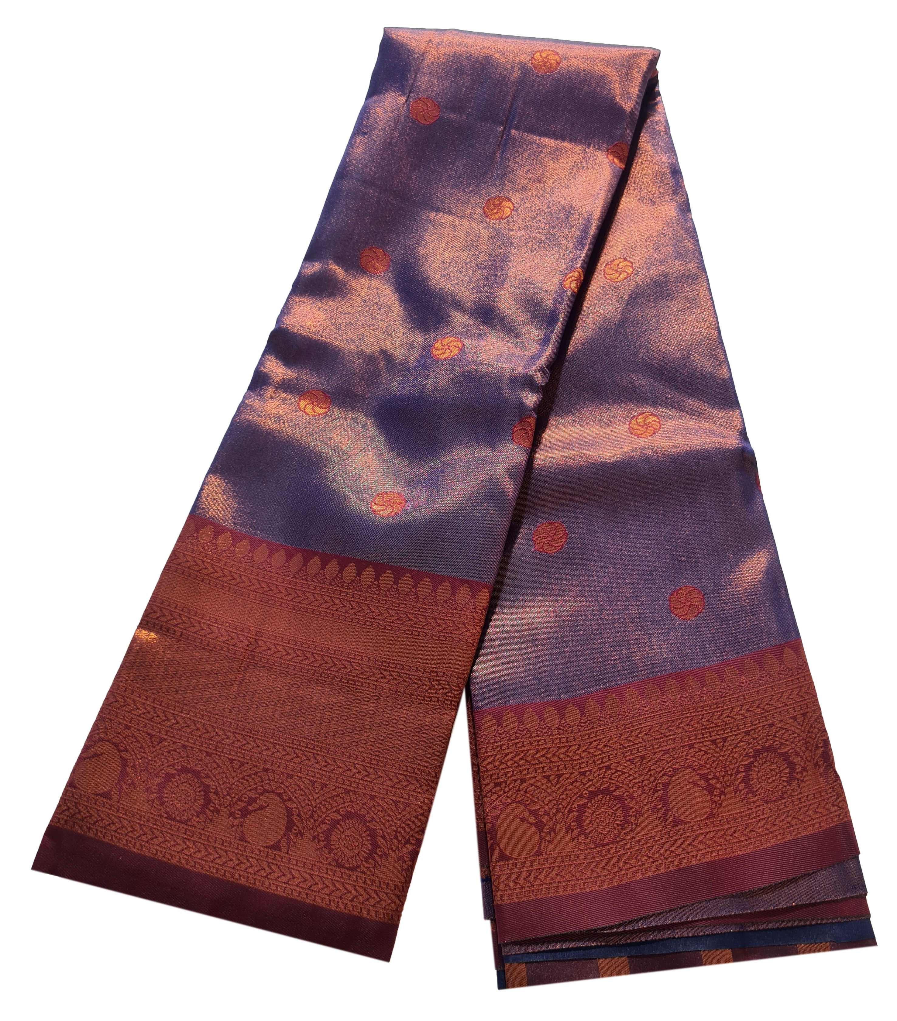 Antique Zari Butta Silk Saree