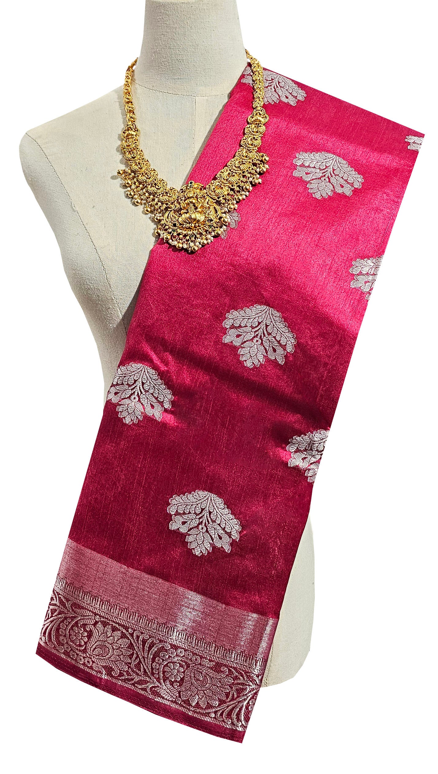 Bengaluru Silver Butta Tassar Sarees