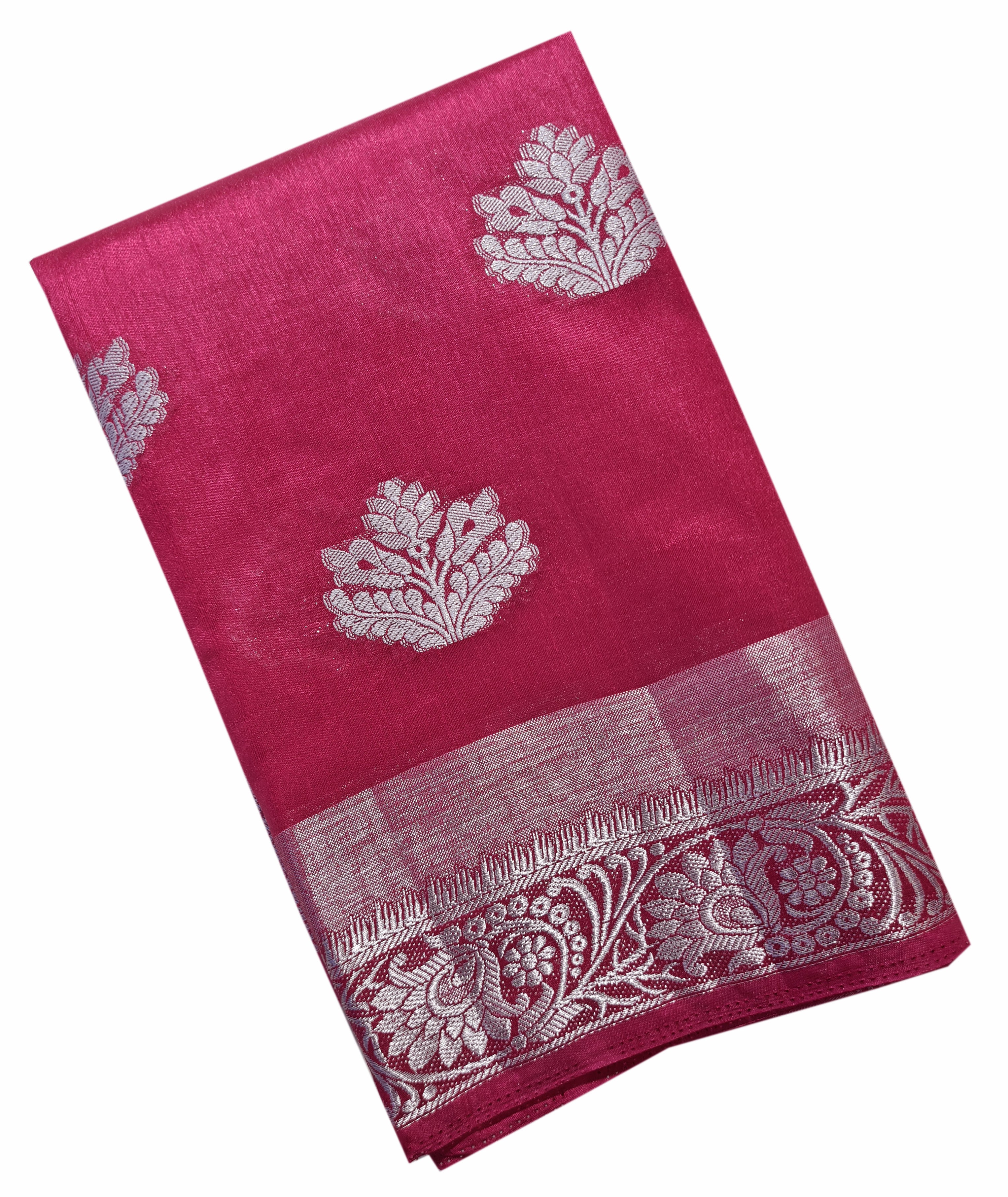 Bengaluru Silver Butta Tassar Sarees