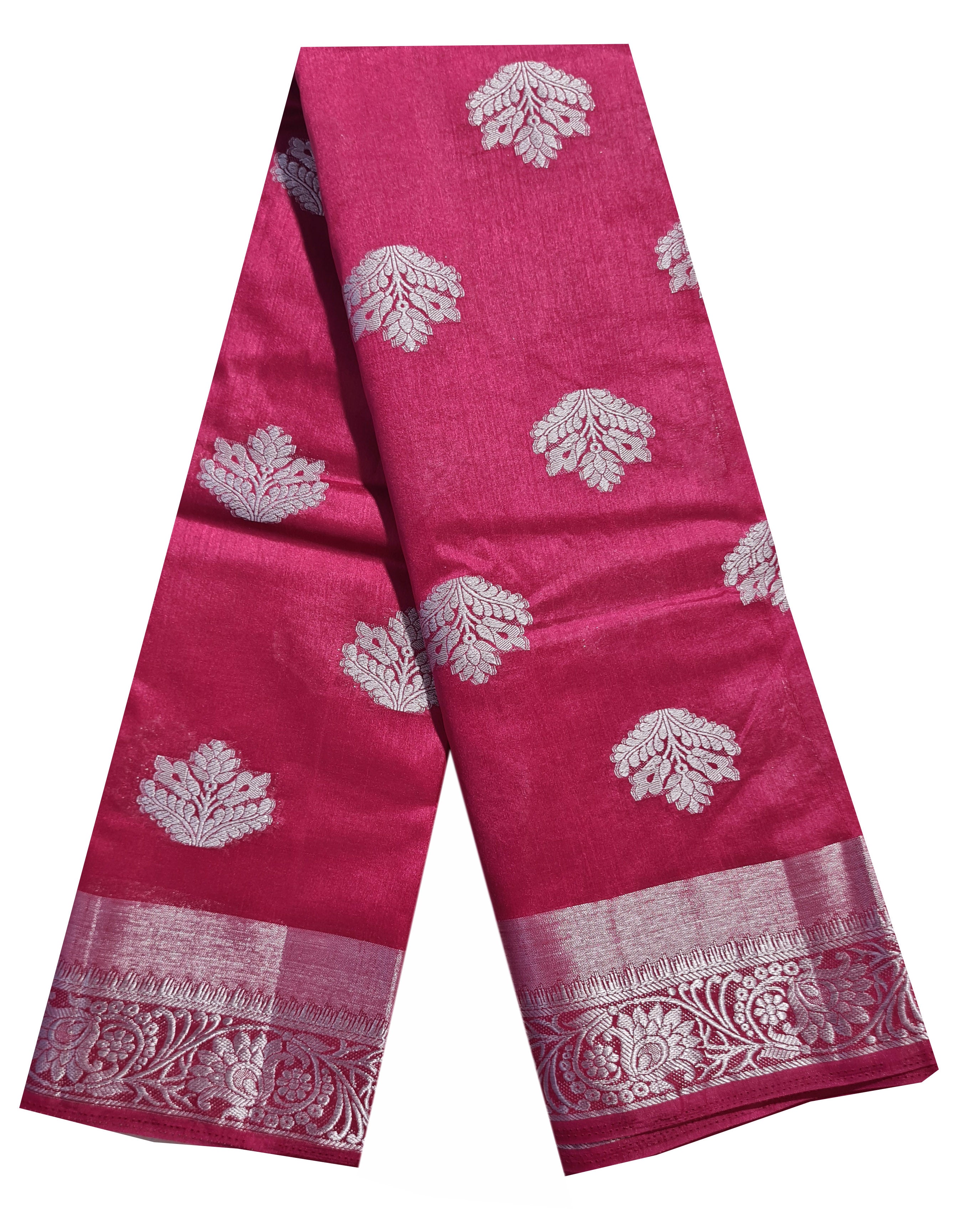Bengaluru Silver Butta Tassar Sarees