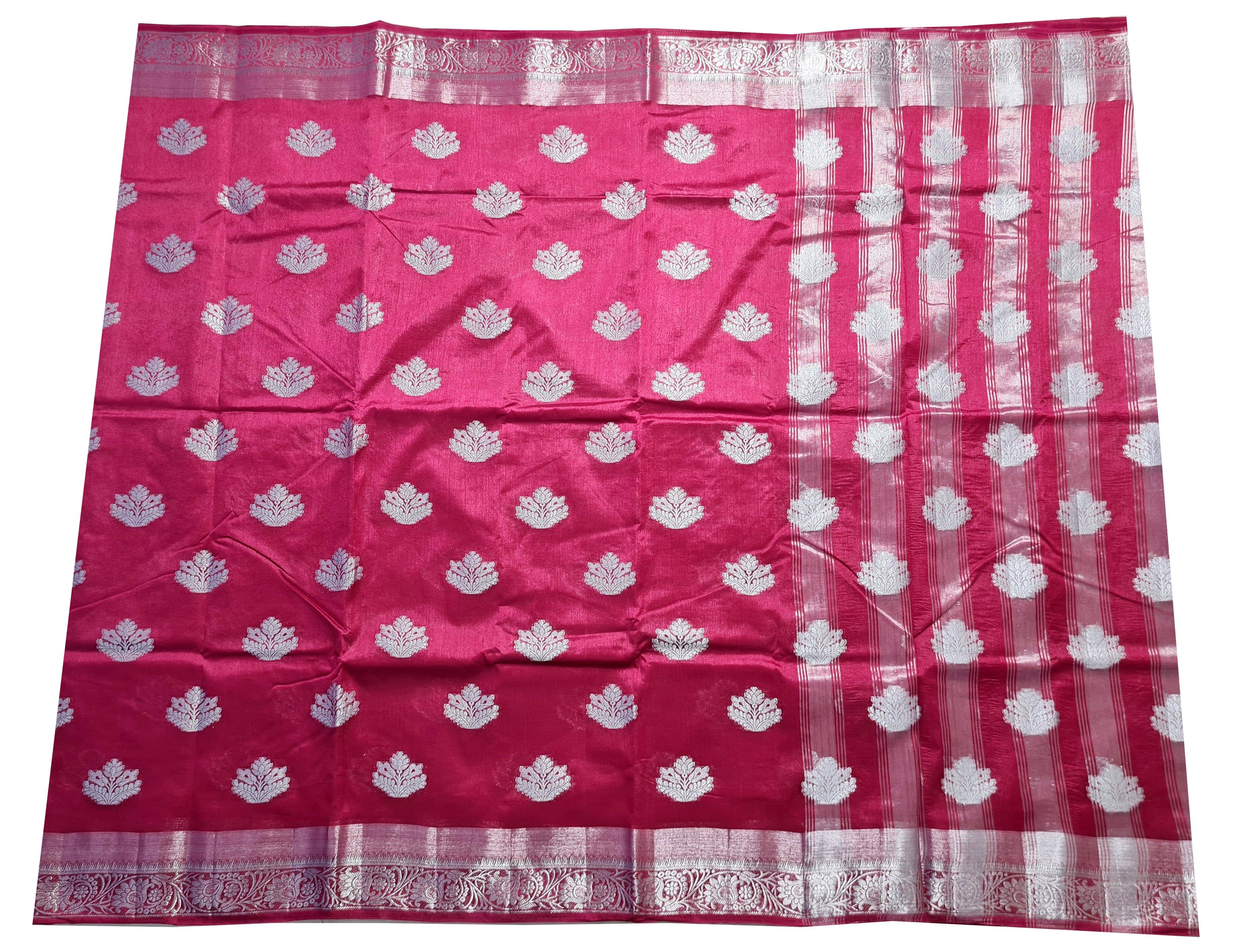 Bengaluru Silver Butta Tassar Sarees
