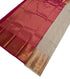 Kanchi Vegan Silk Saree With Contrast Blouse and Rich Jari Pallu