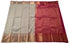 Kanchi Vegan Silk Saree With Contrast Blouse and Rich Jari Pallu