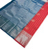 Kanchi Vegan Silk Saree With Contrast Blouse and Rich Jari Pallu