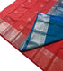 Kanchi Vegan Silk Saree With Contrast Blouse and Rich Jari Pallu
