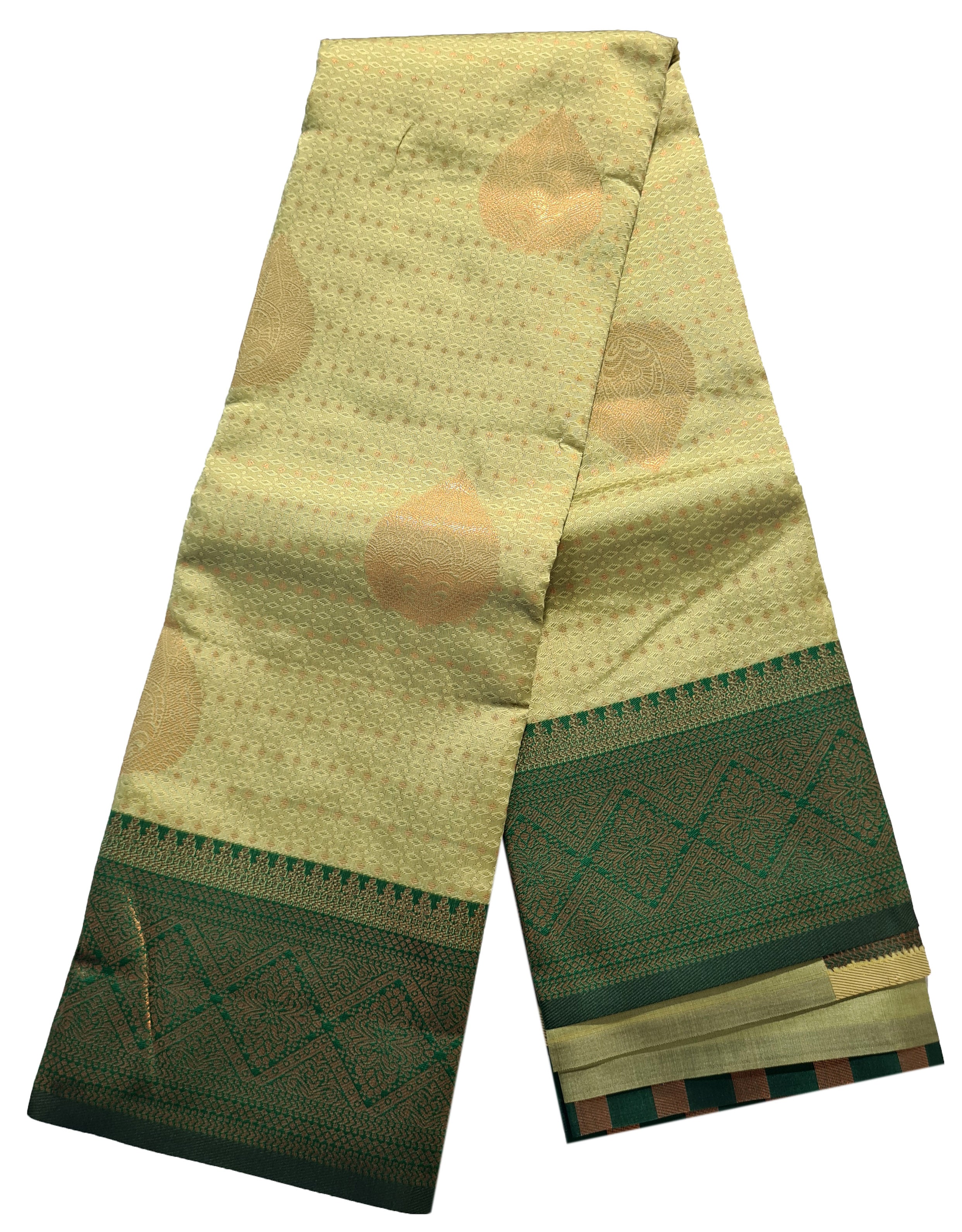 Antique Zari Butta Silk Saree