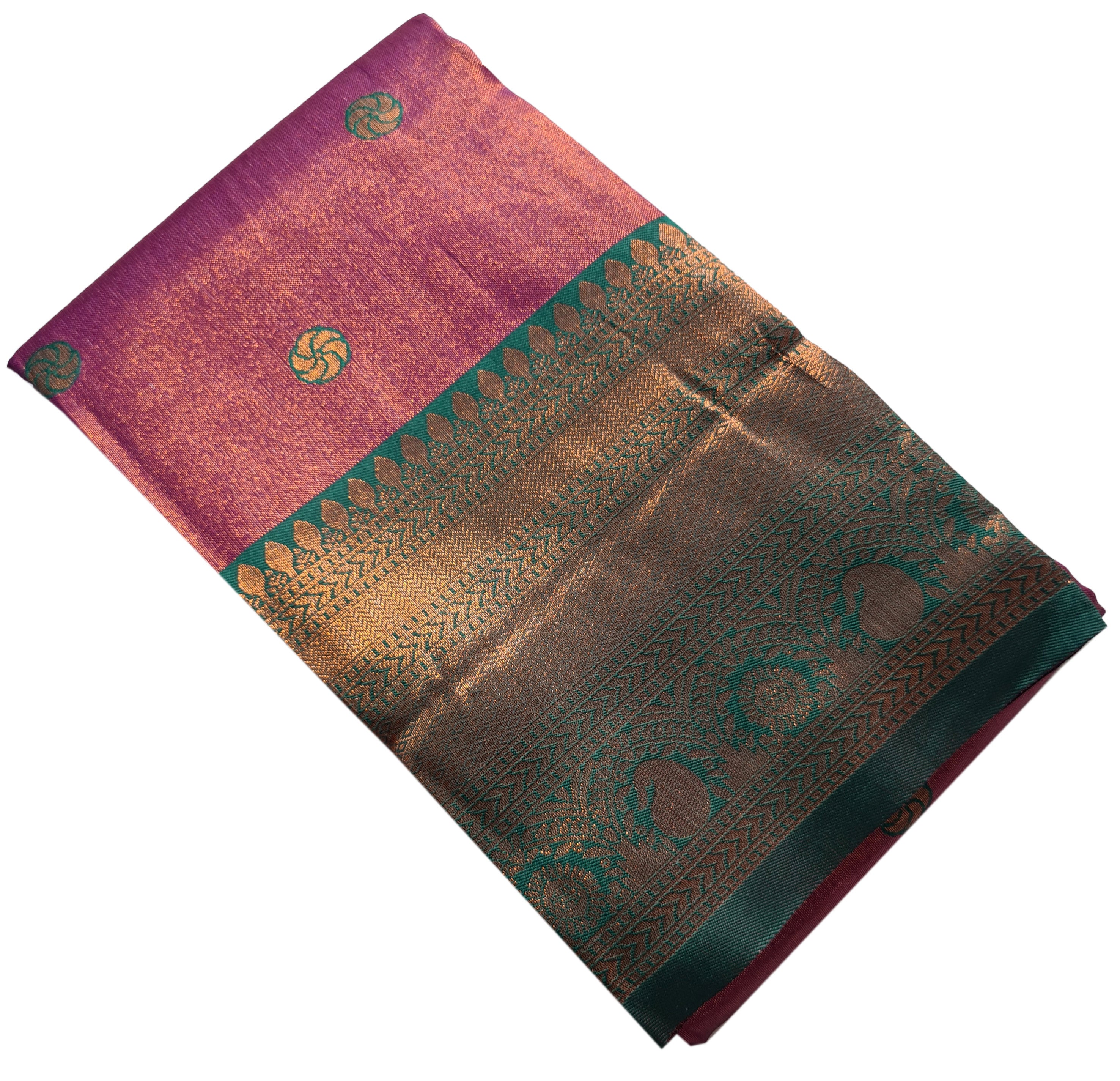 Antique Zari Butta Silk Saree