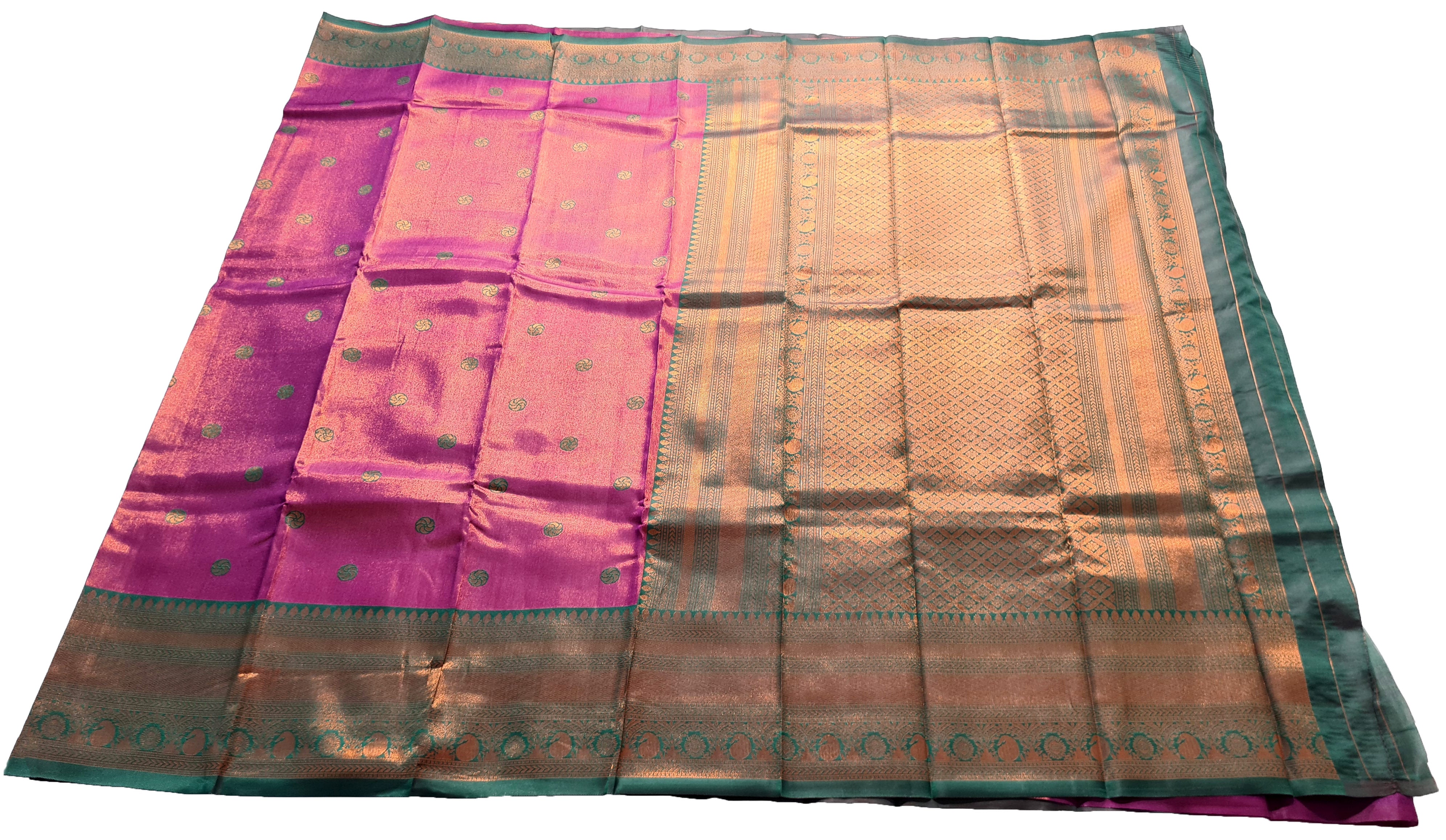 Antique Zari Butta Silk Saree