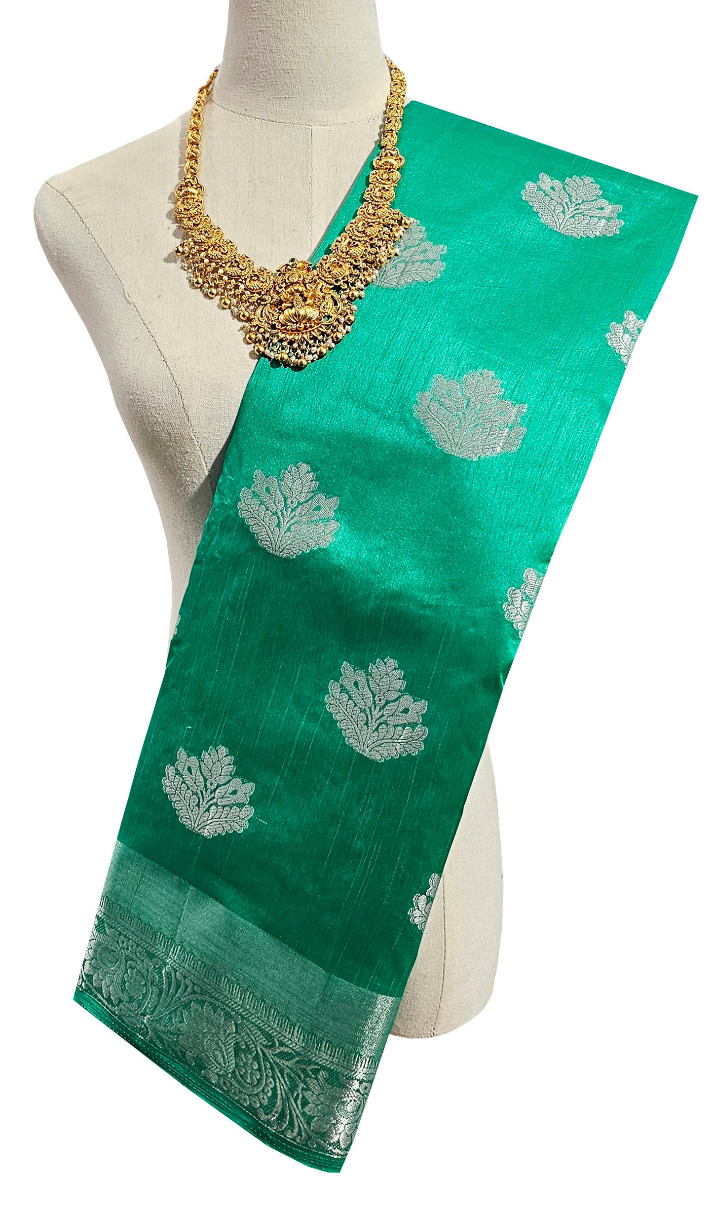 Bengaluru Silver Butta Tassar Sarees