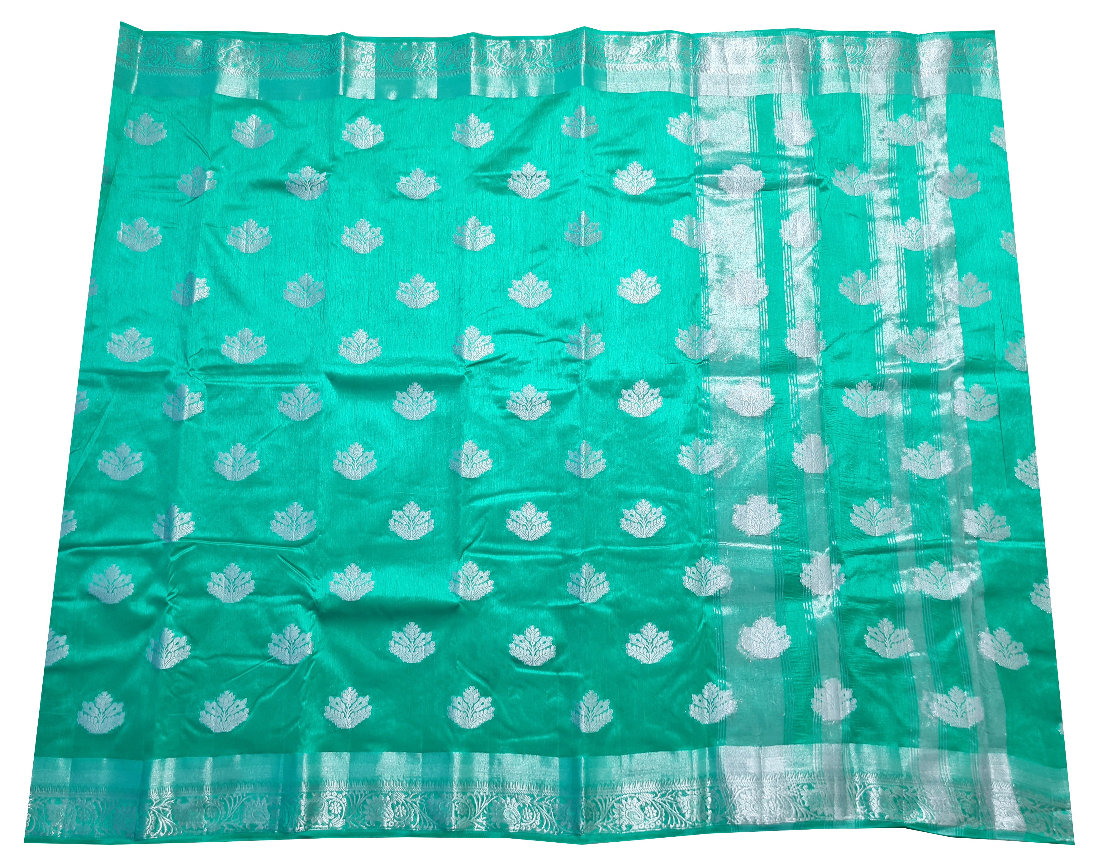 Bengaluru Silver Butta Tassar Sarees