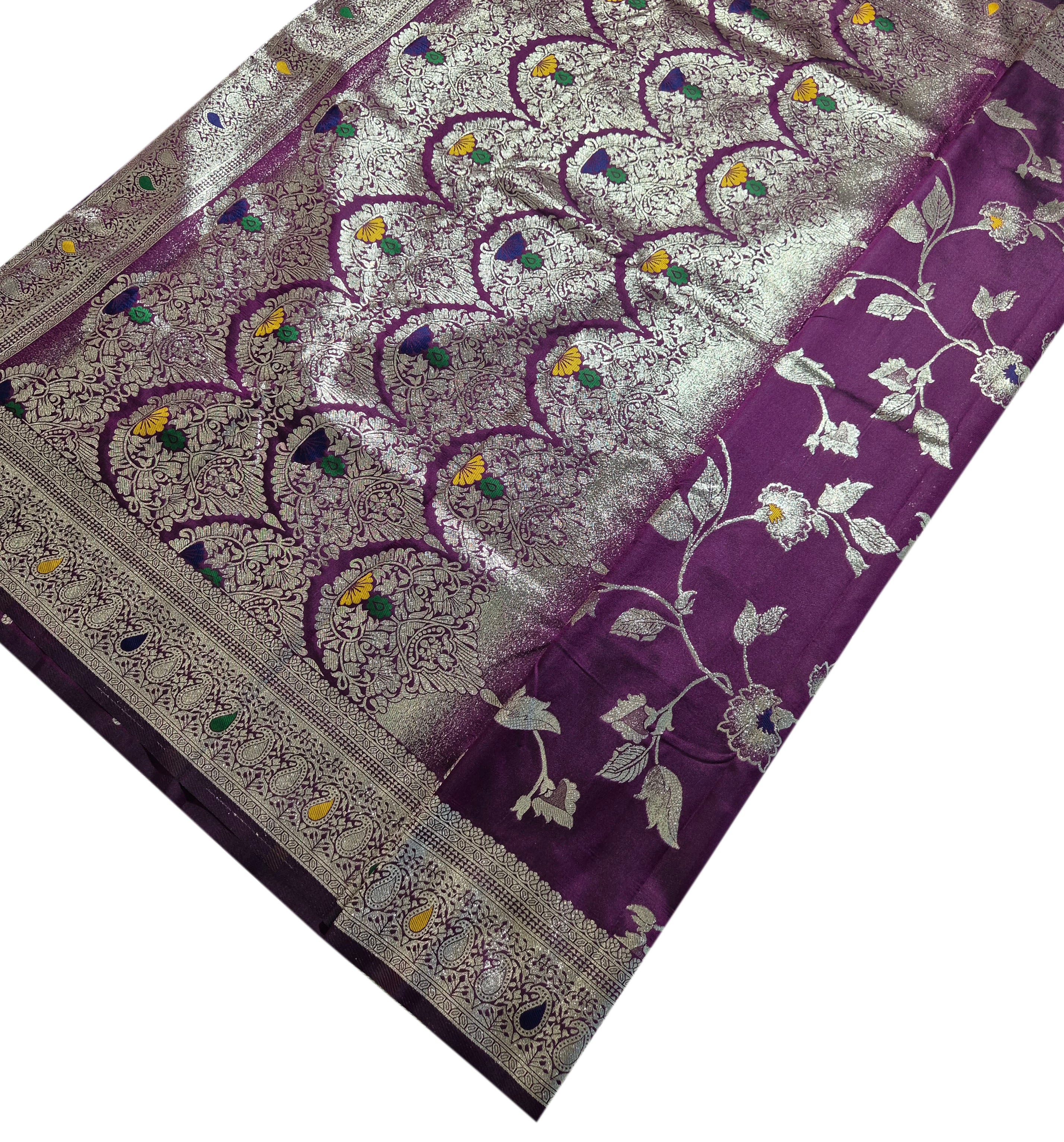 Banarasi semisilk Sarees