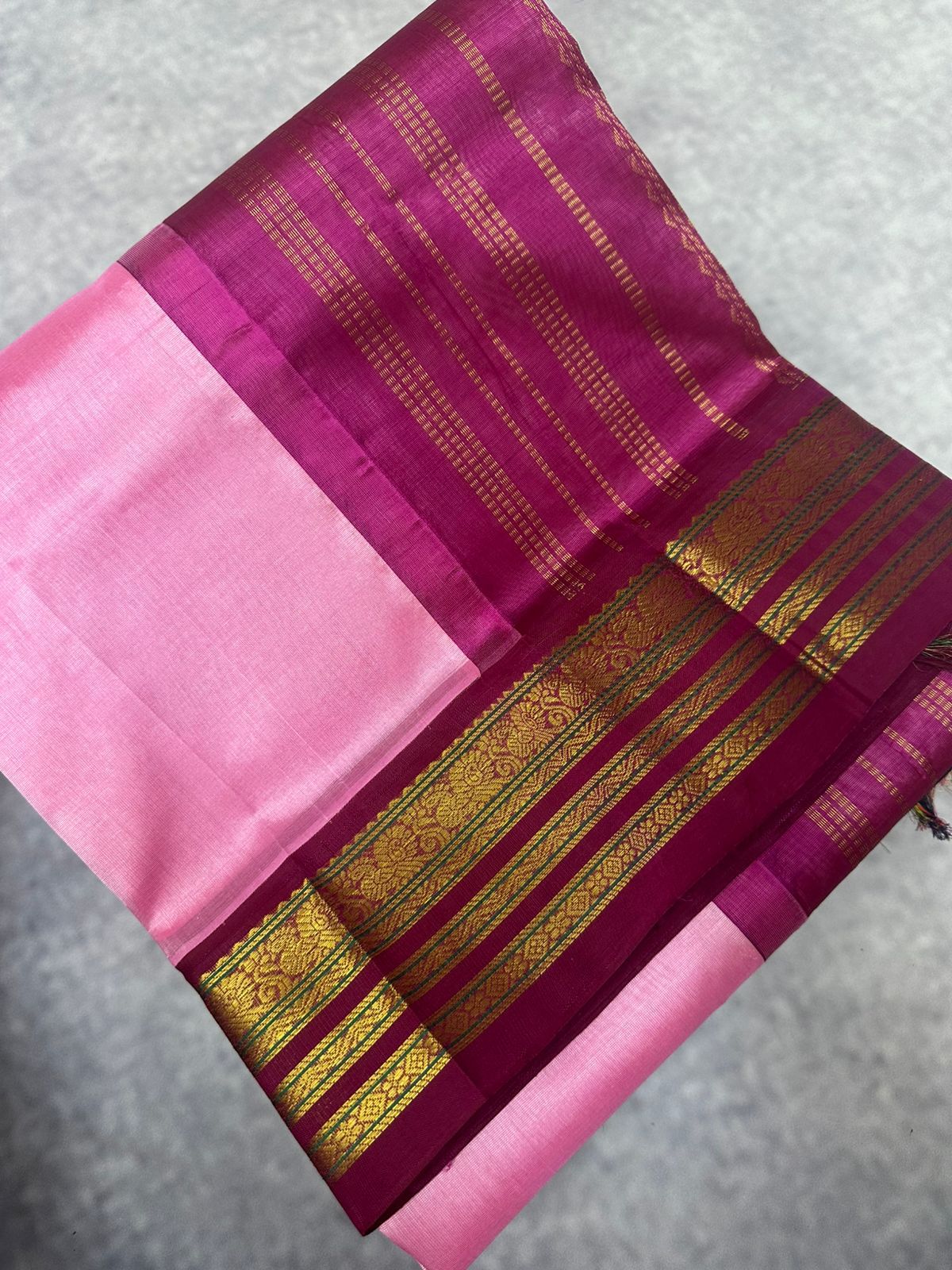 Kanchipuram Pure Silk Cotton Saree
