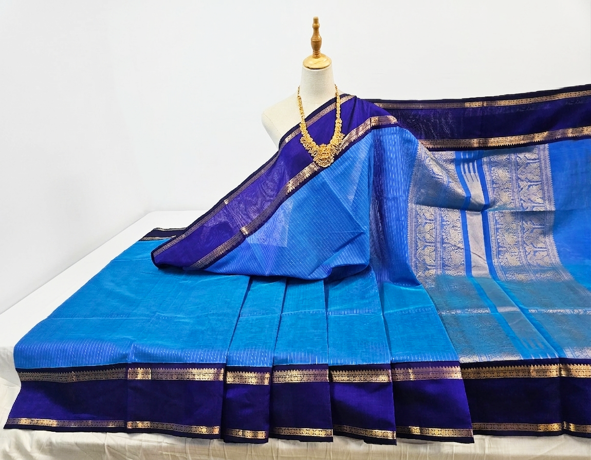 Kanchipuram Pure Silk Cotton Saree